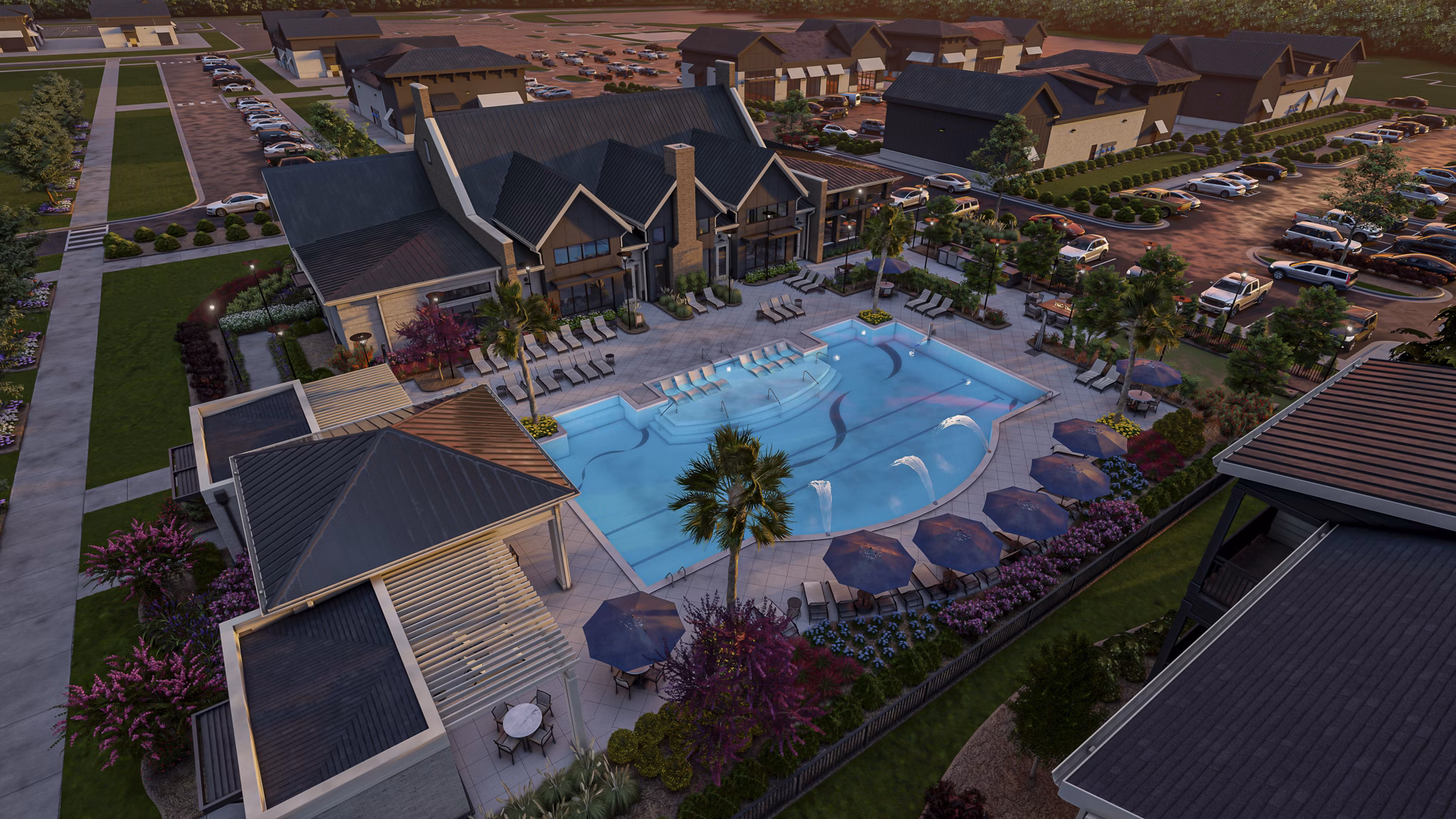 rendering at The Canter Apartments