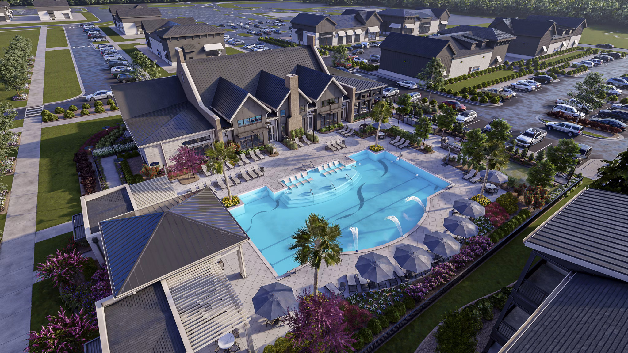 rendering at The Canter Apartments