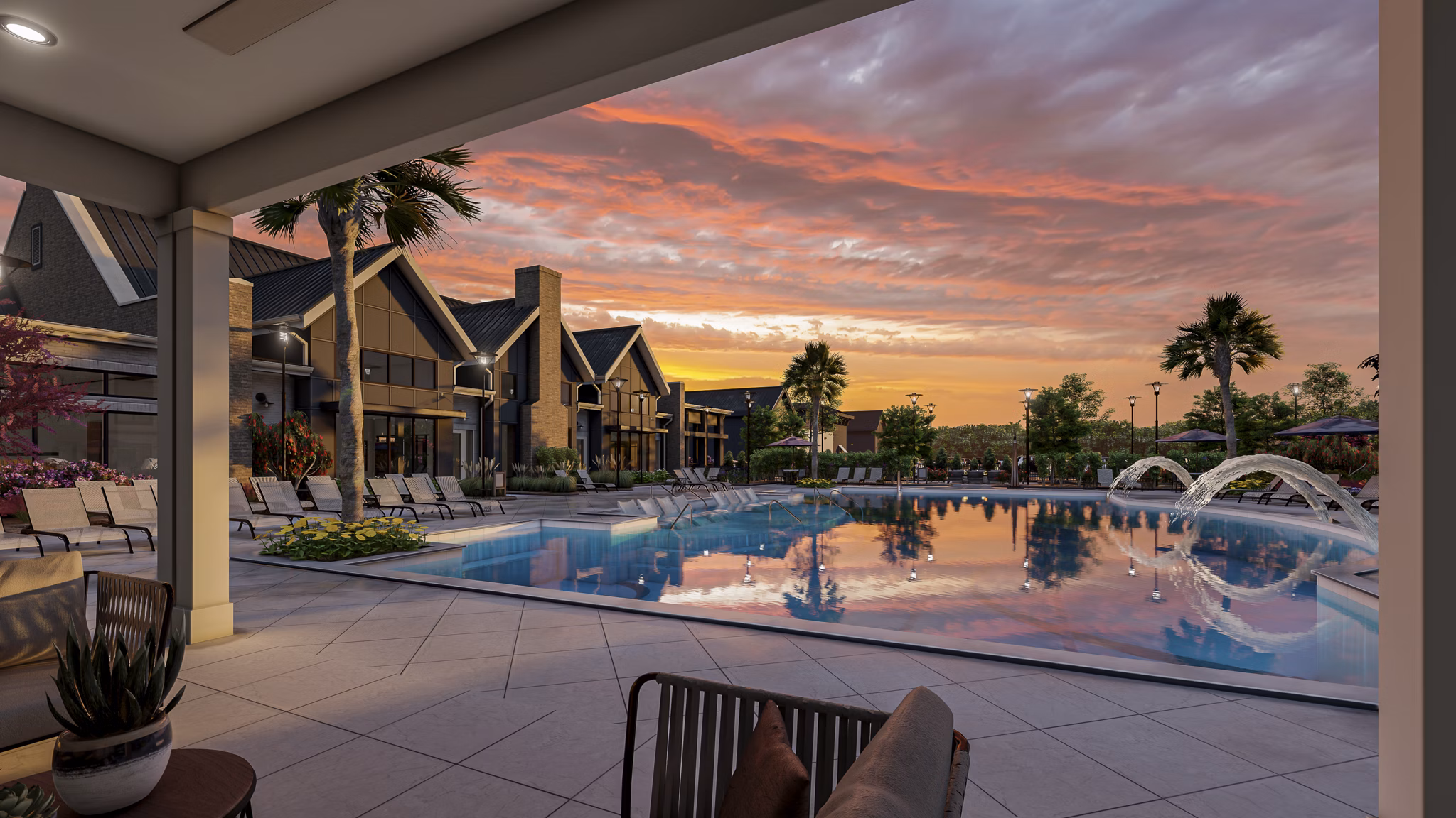 rendering at The Canter Apartments