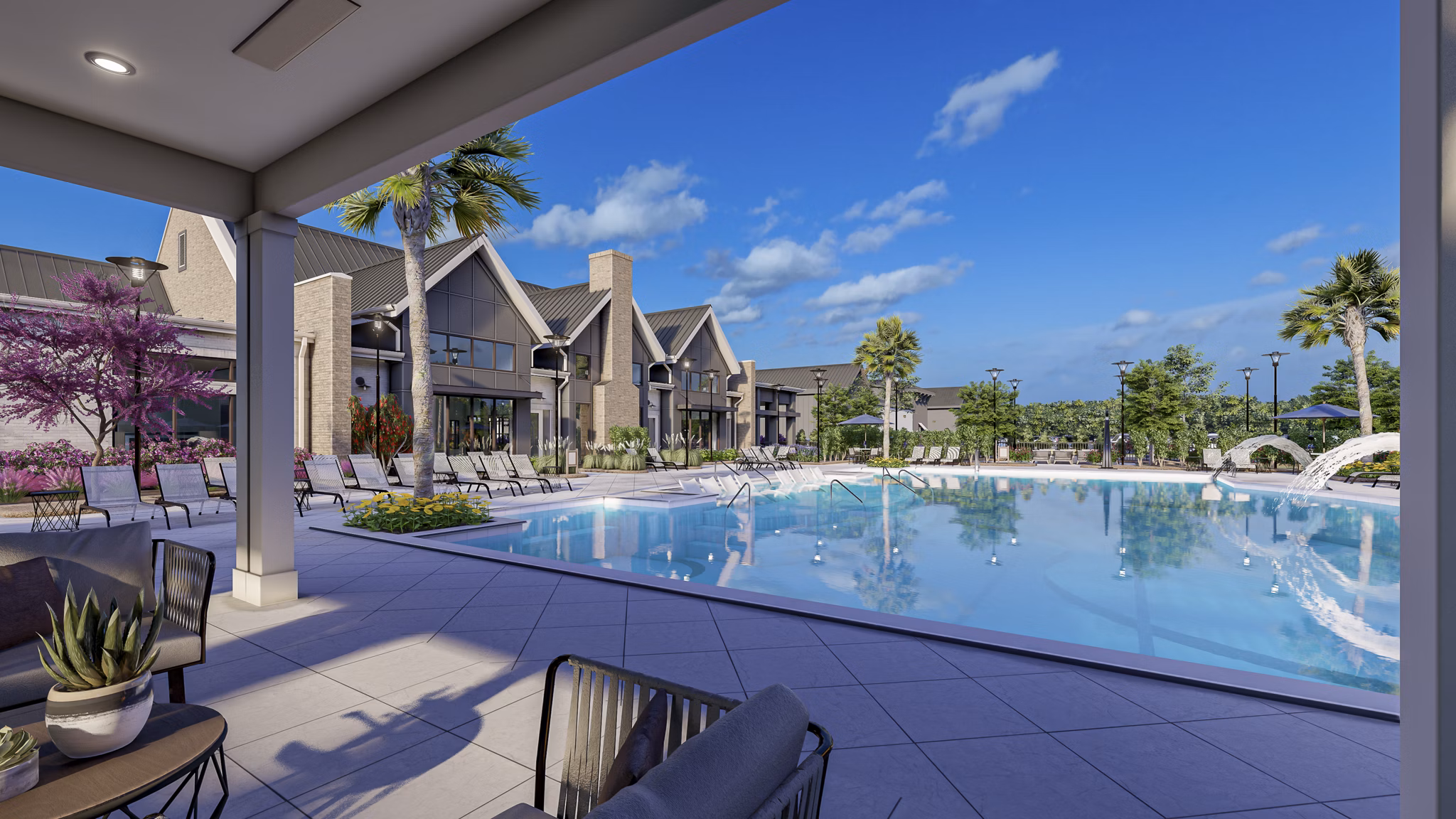 rendering at The Canter Apartments