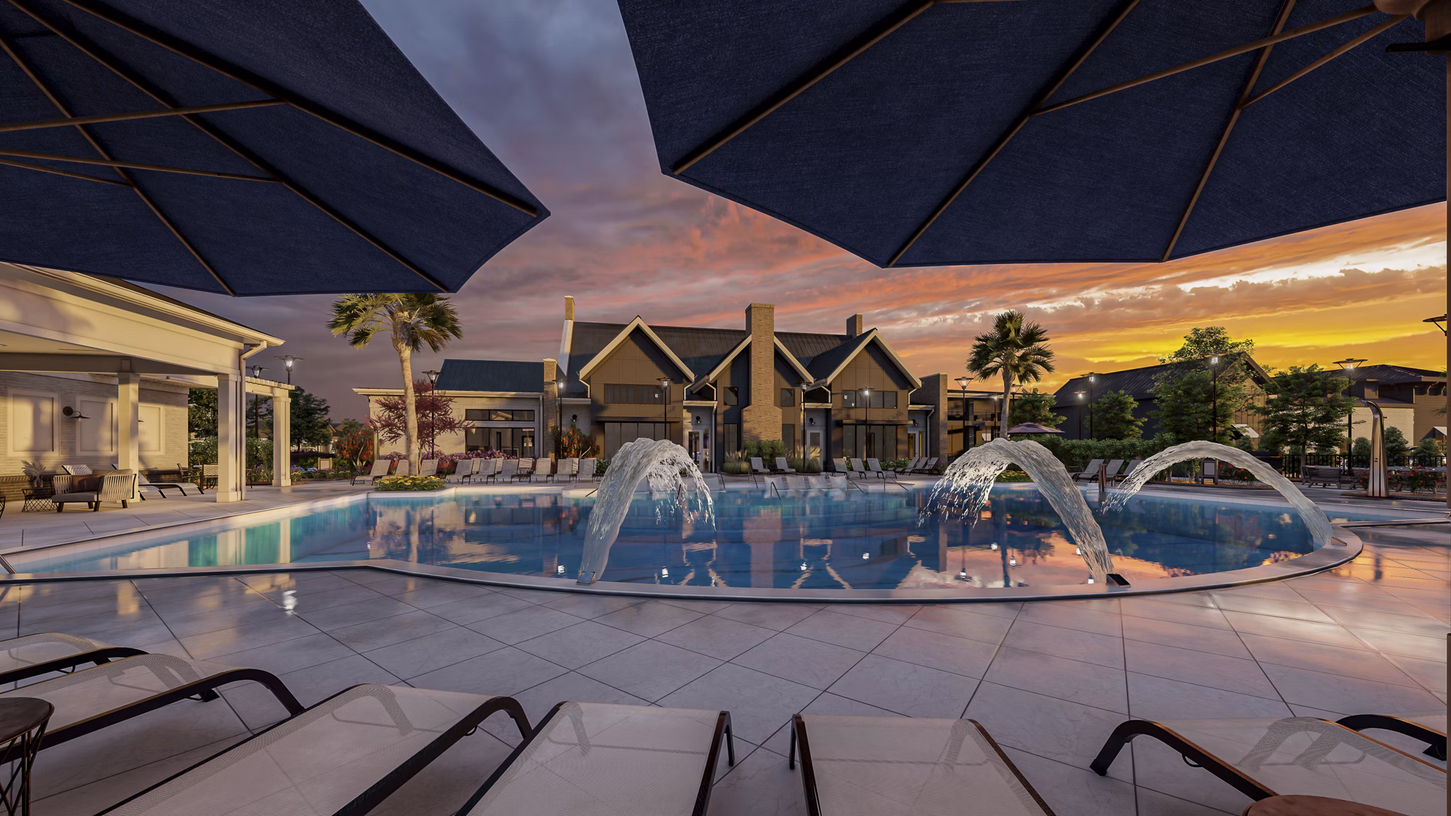 rendering at The Canter Apartments