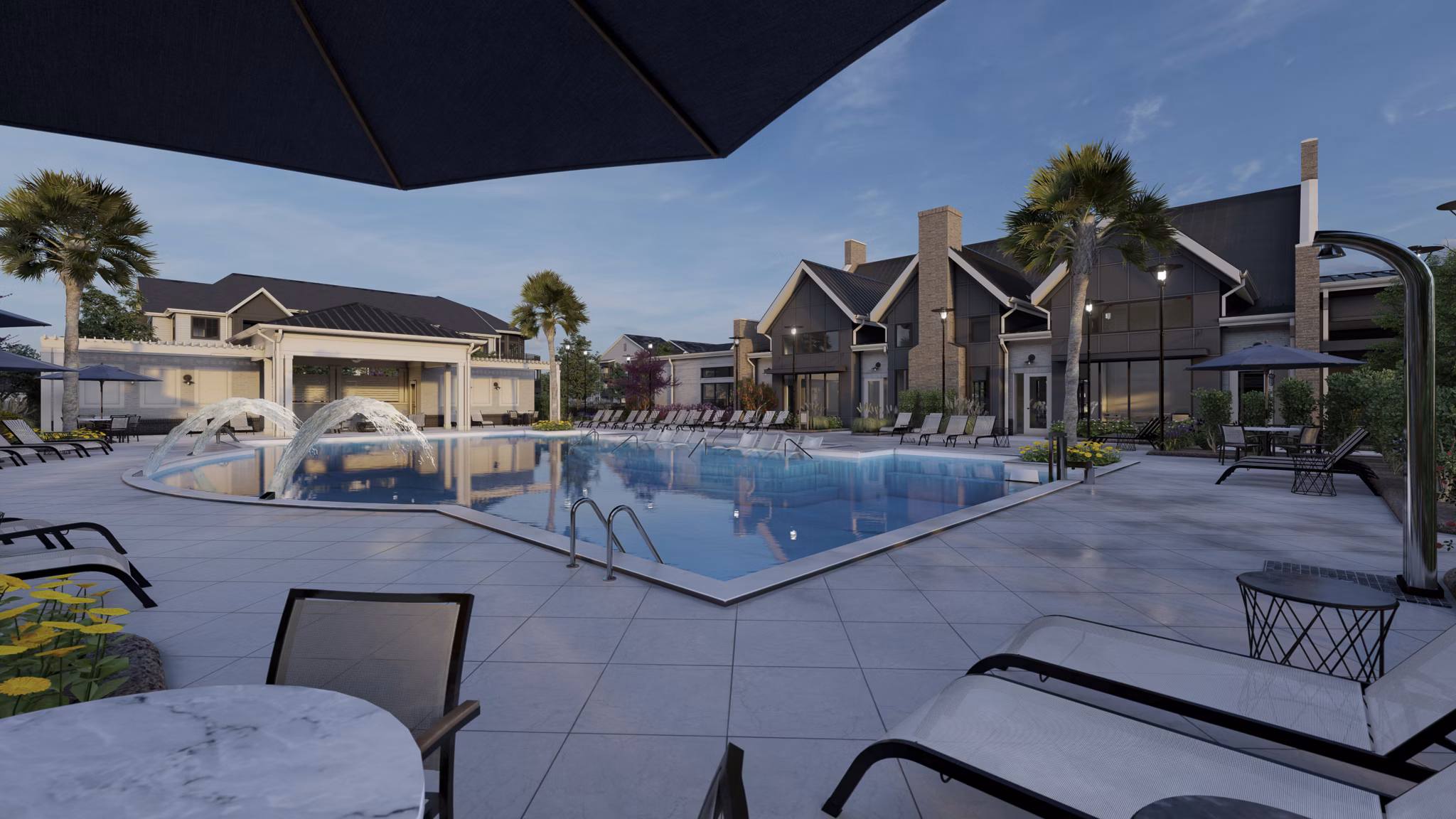 rendering at The Canter Apartments