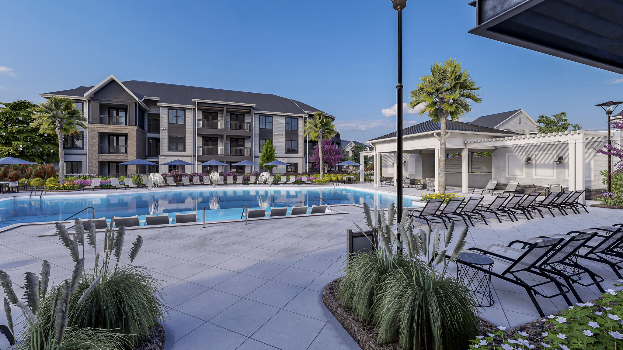 rendering at The Canter Apartments