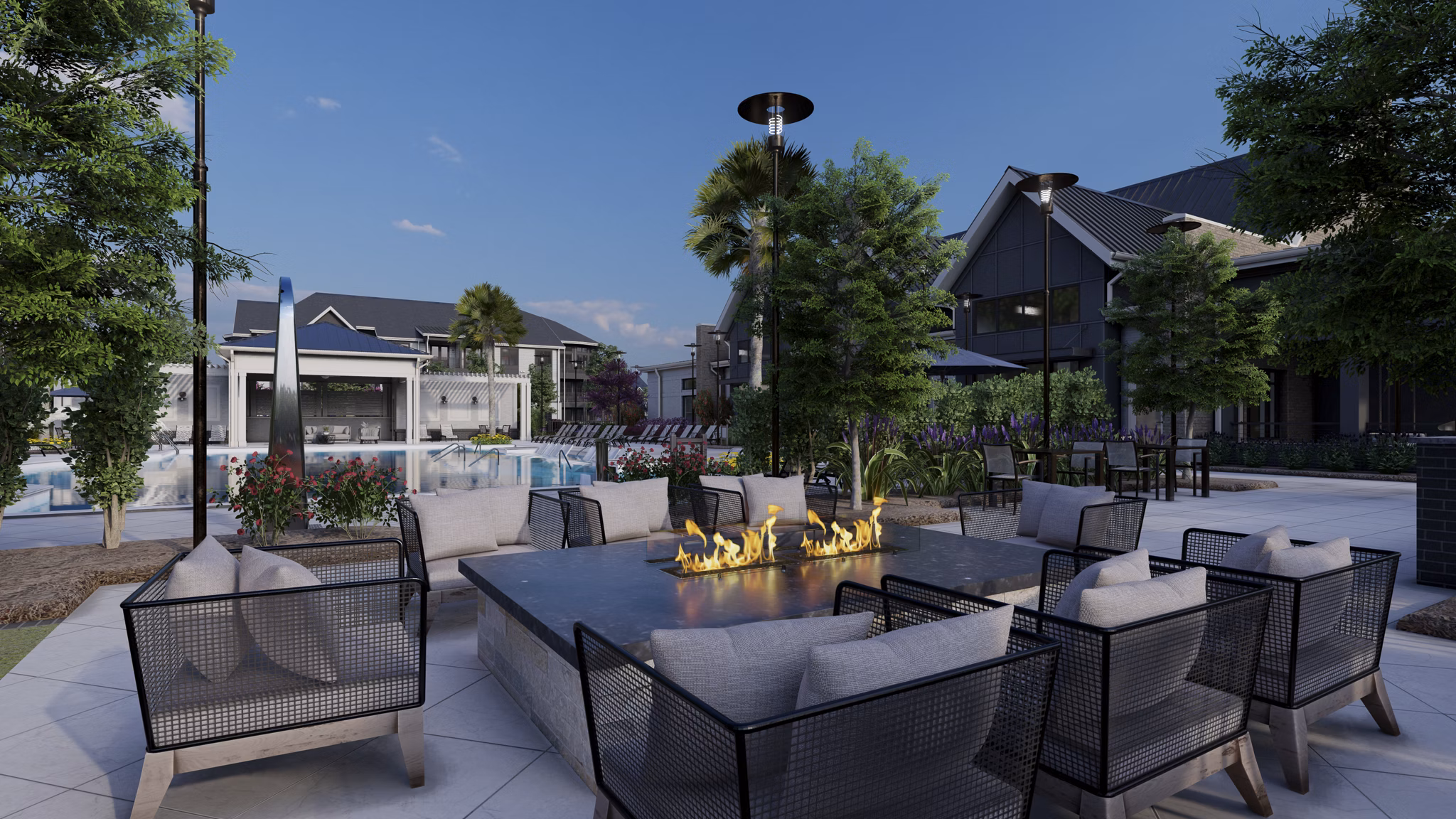 rendering at The Canter Apartments