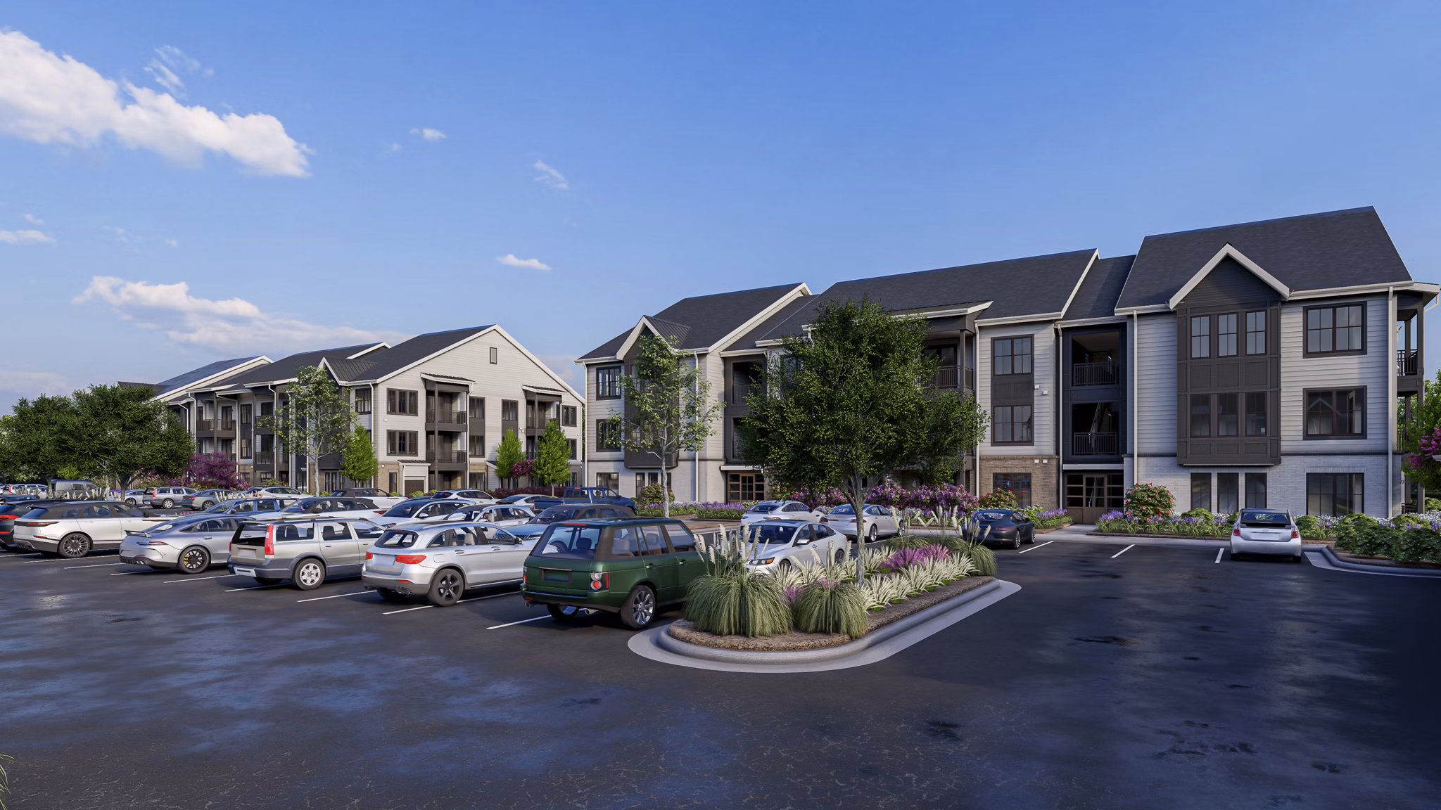 rendering at The Canter Apartments