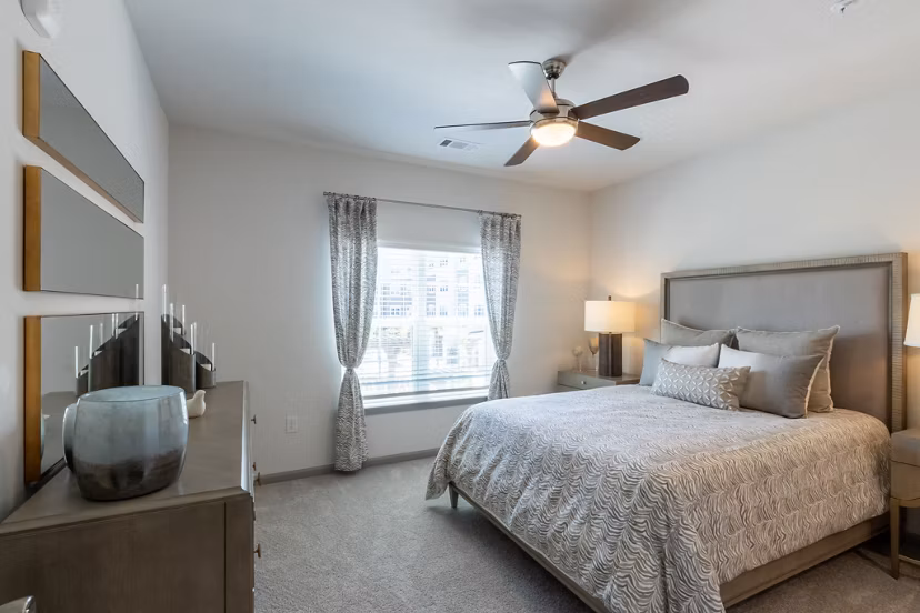 bedroom at Amberleigh South Apartments