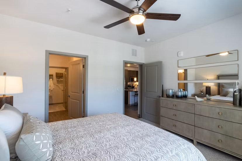 bedroom at Amberleigh South Apartments