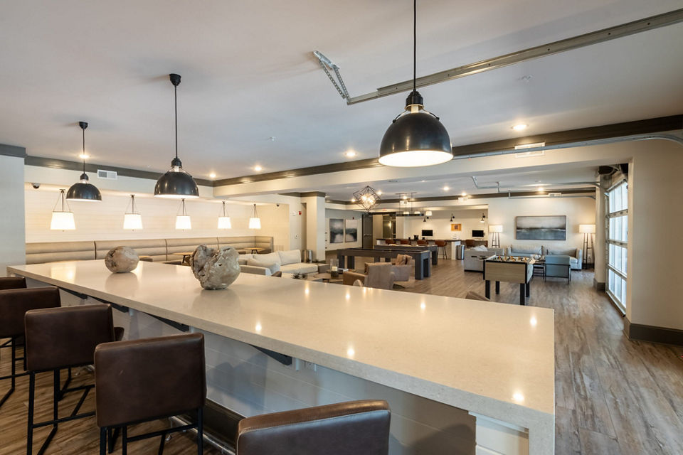 clubhouse at Amberleigh South Apartments