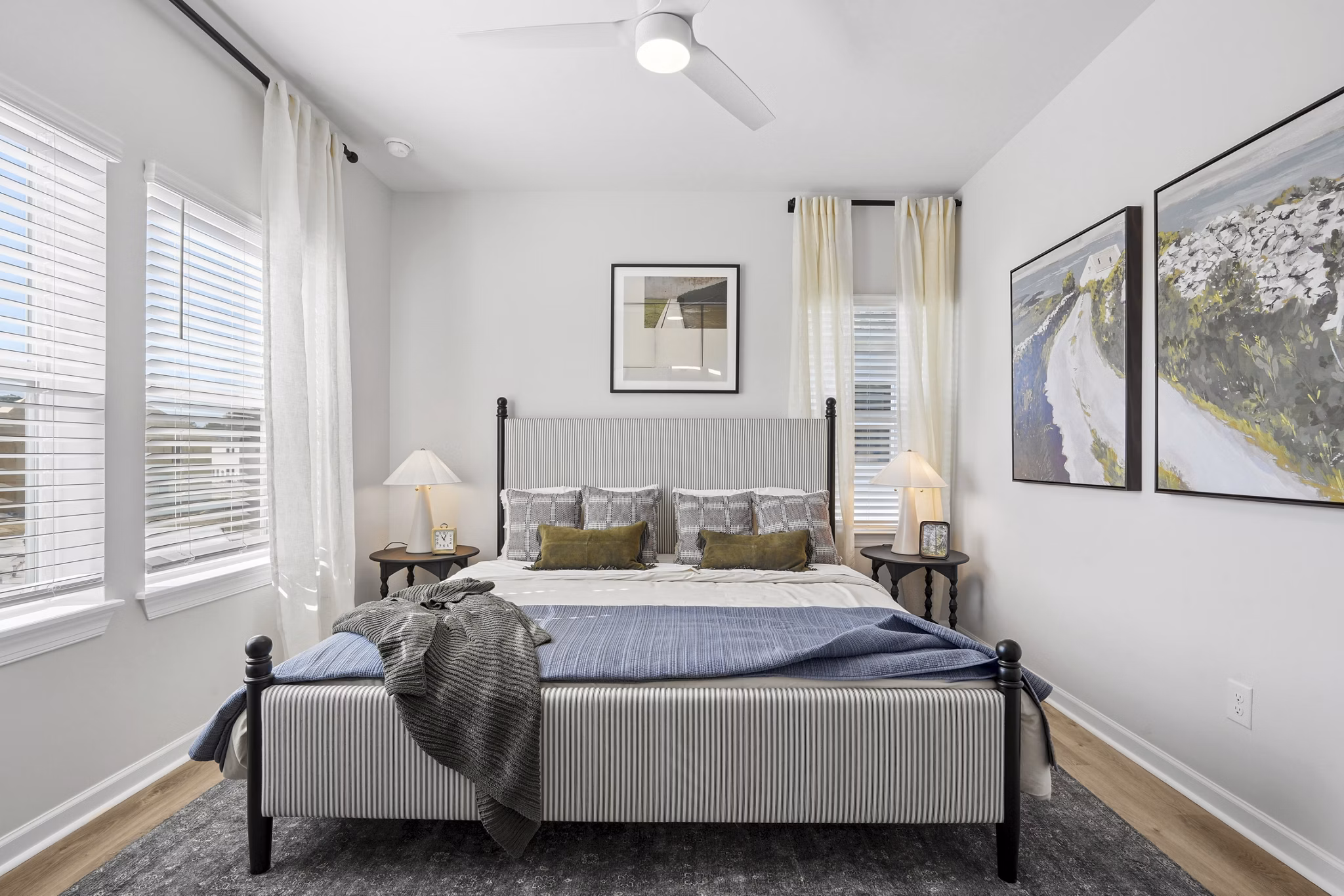 Bedroom at Corban Row Apartments