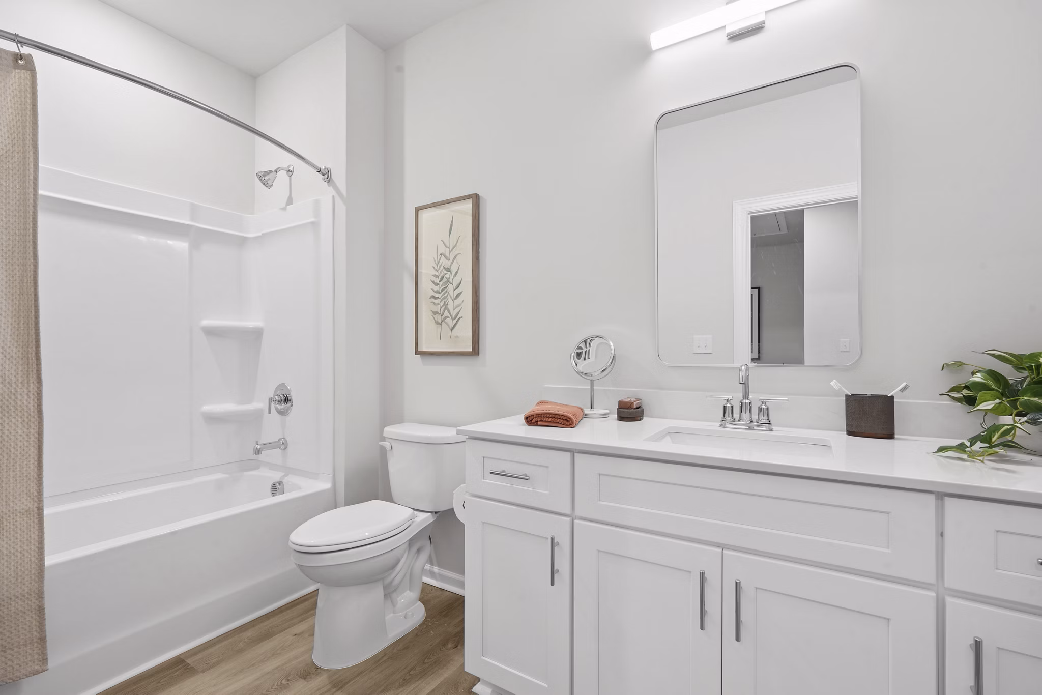Bathroom at Corban Row Apartments