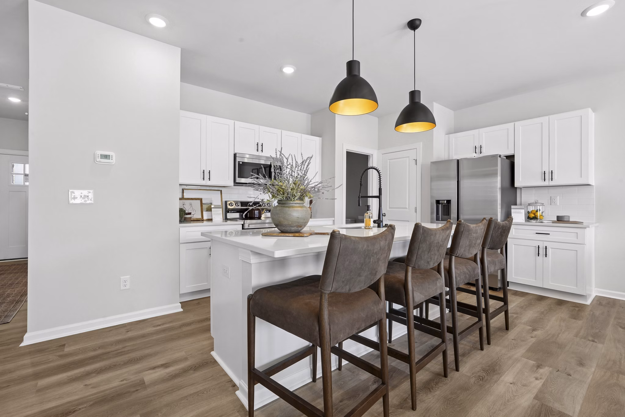 Kitchen at Corban Row Apartments