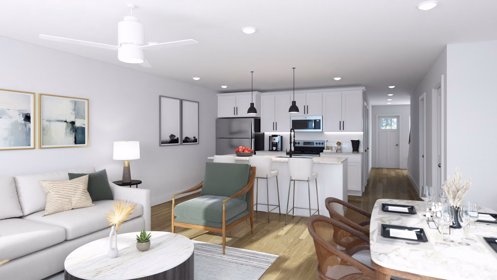 rendering at Corban Row Apartments 