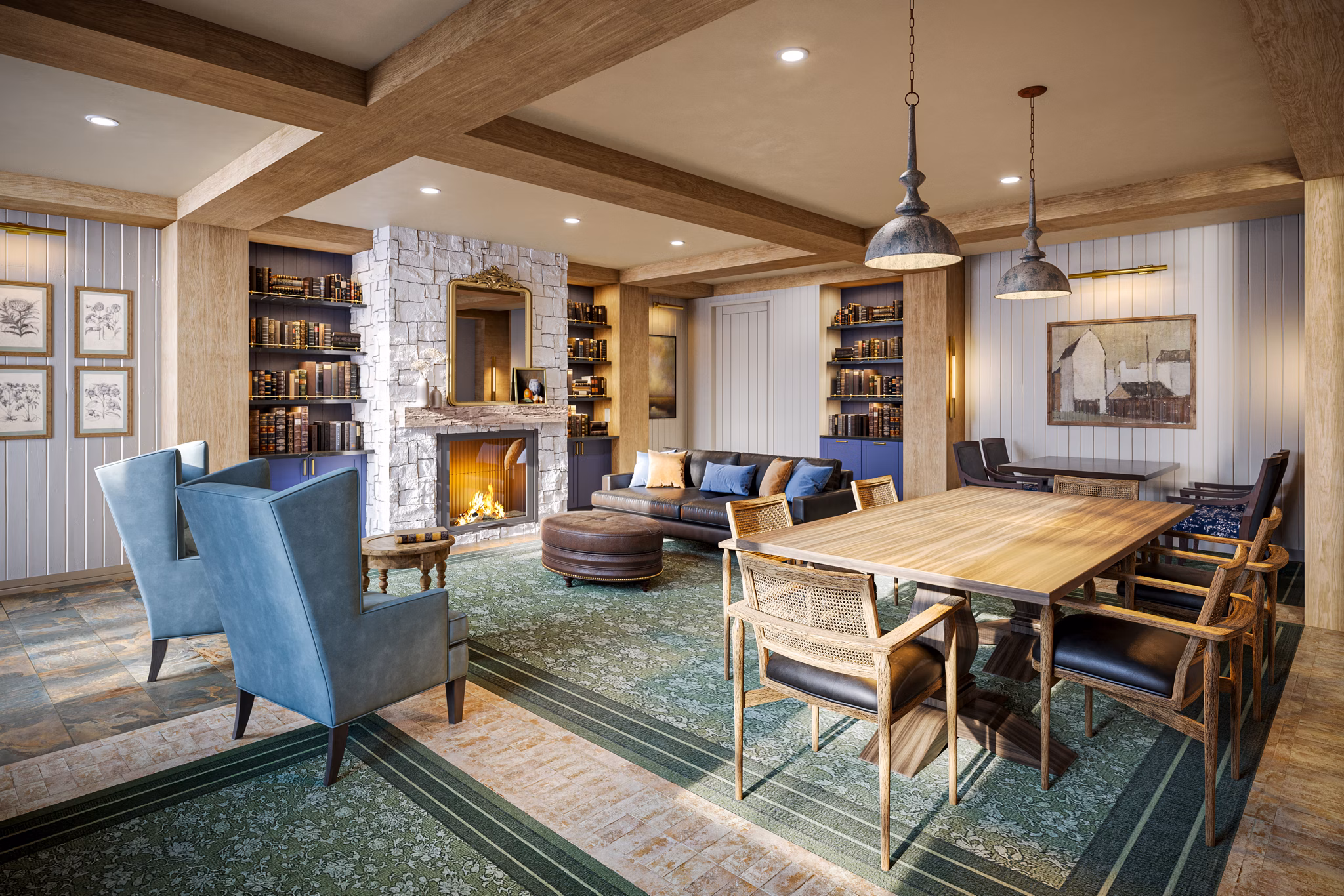 clubhouse at Fox Hollow Apartments 