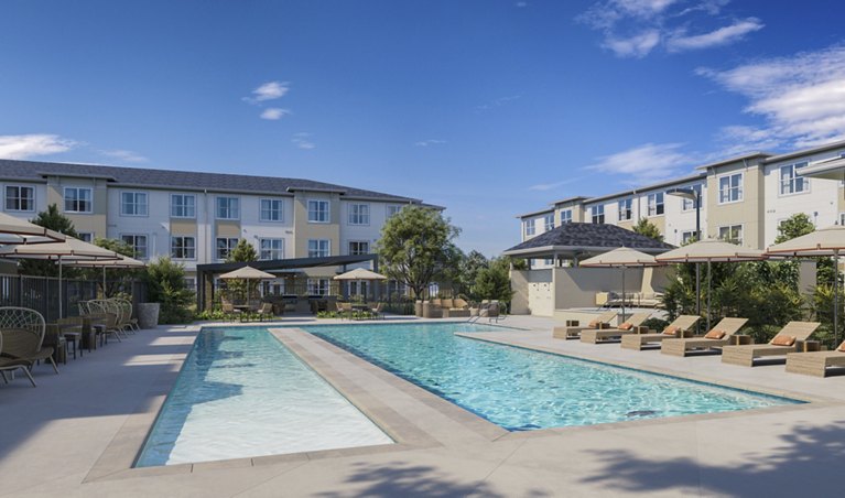 rendering at Birchway Elk Grove Apartments