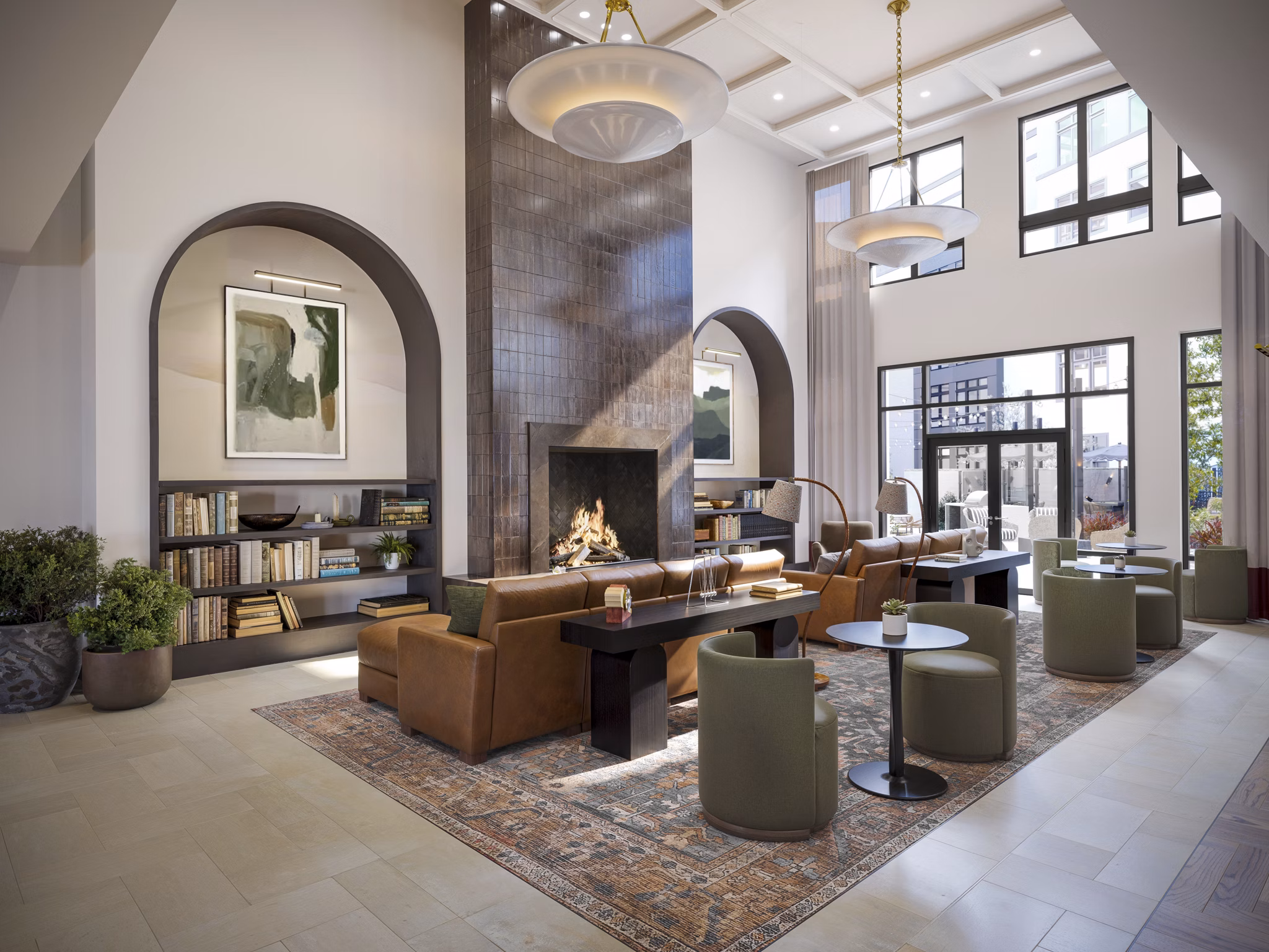 clubhouse at The Penny Apartments 