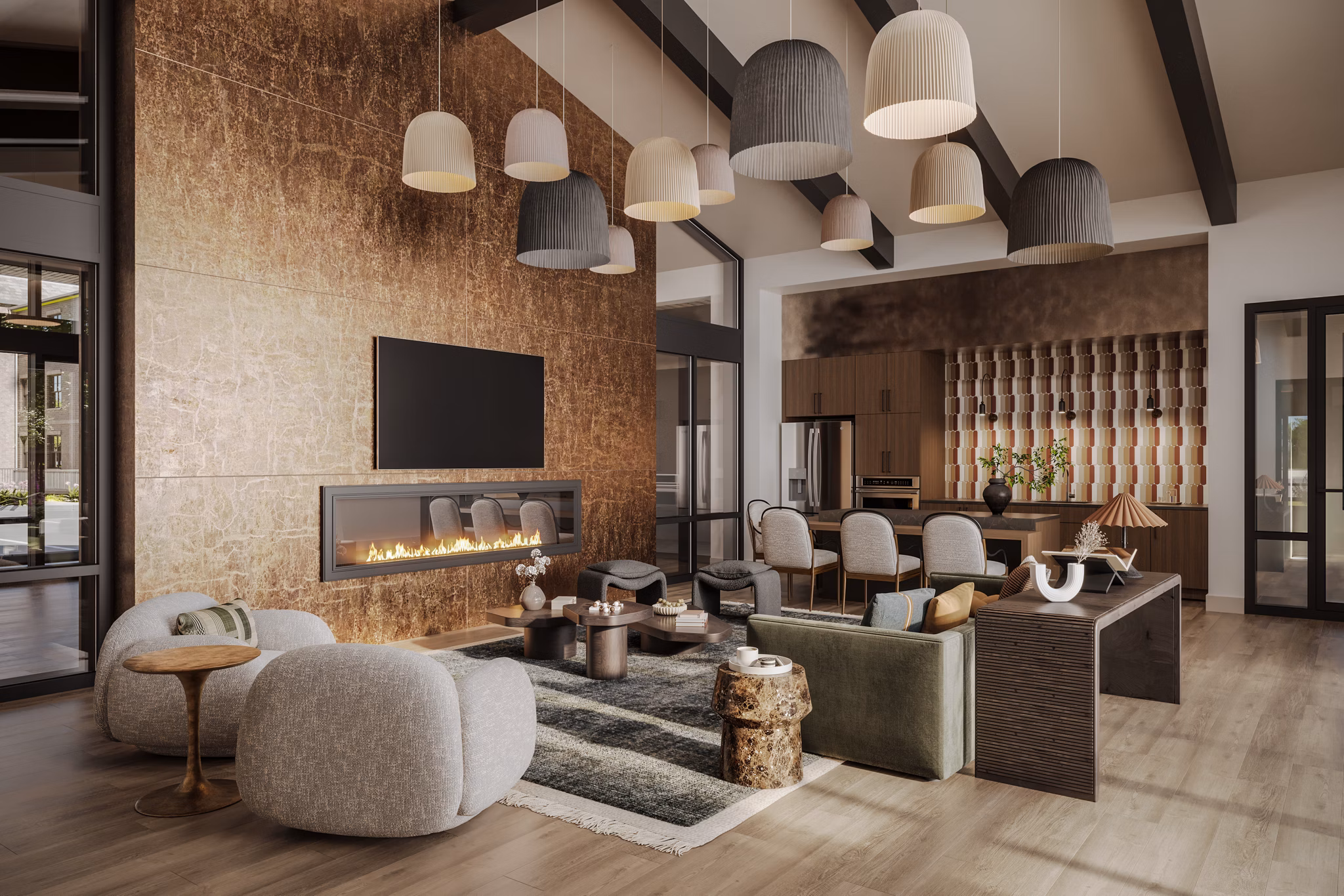 Clubhouse/Lobby at Halden at Red Oak Apartments