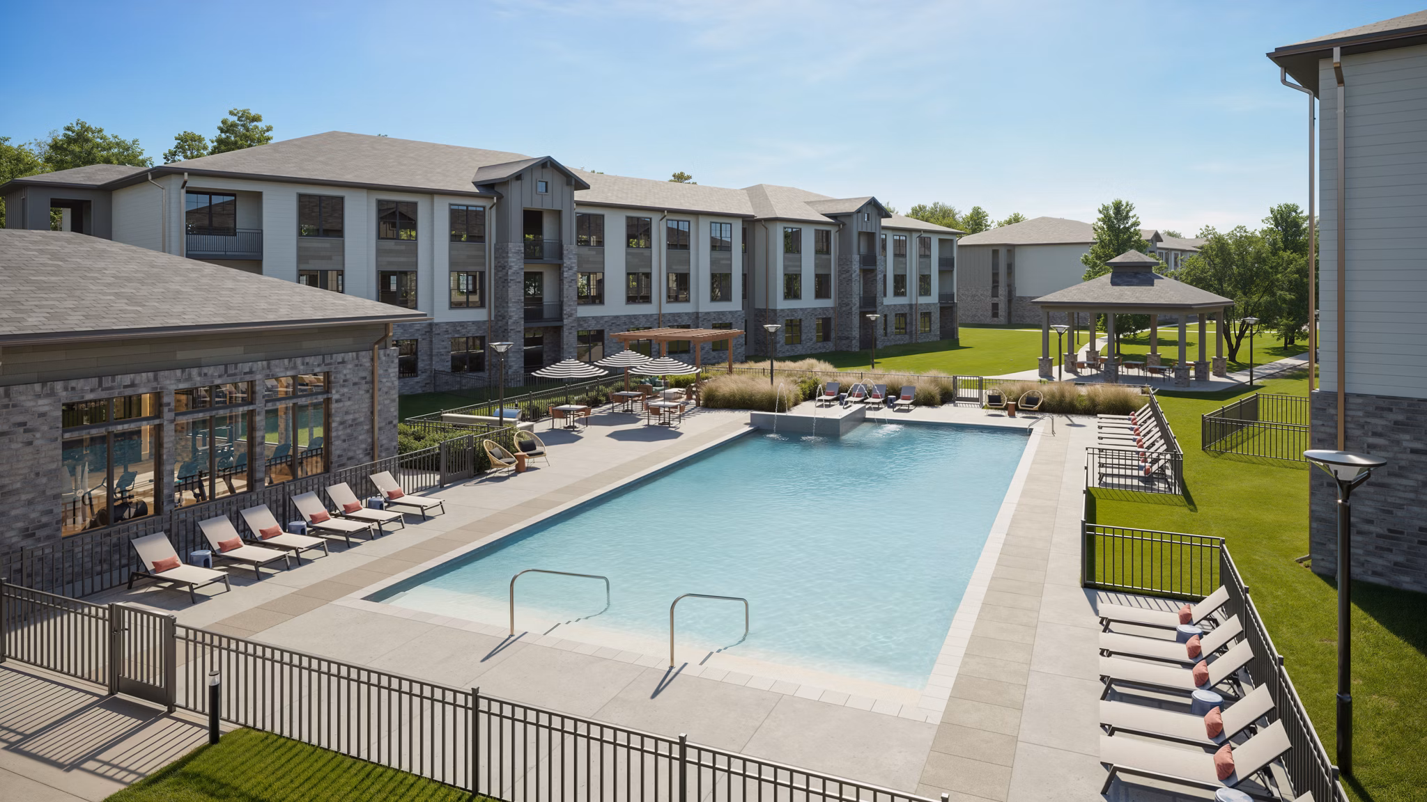 Rendering for Birchway Sanger Apartments