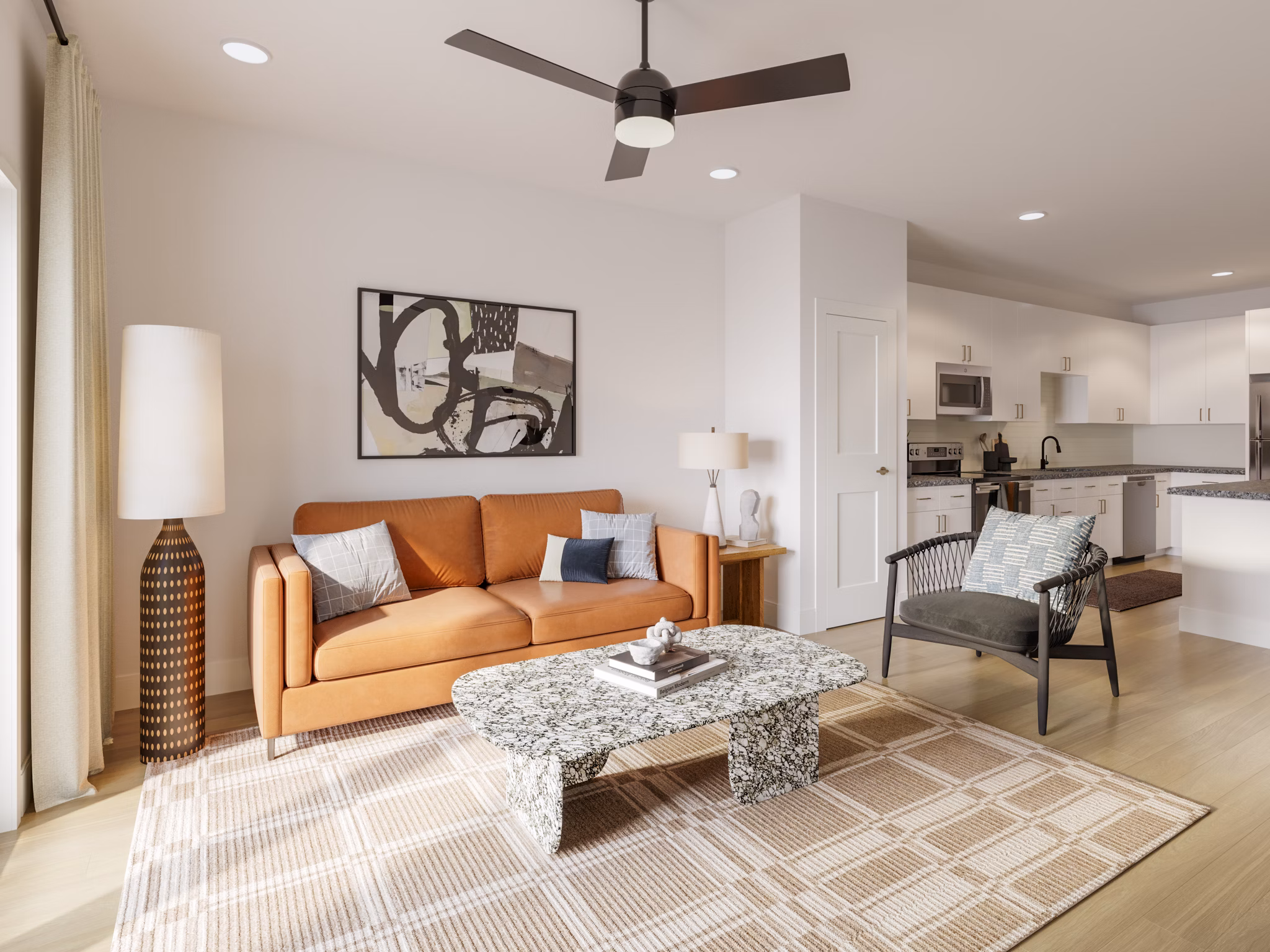 Rendering for Birchway Sanger Apartments