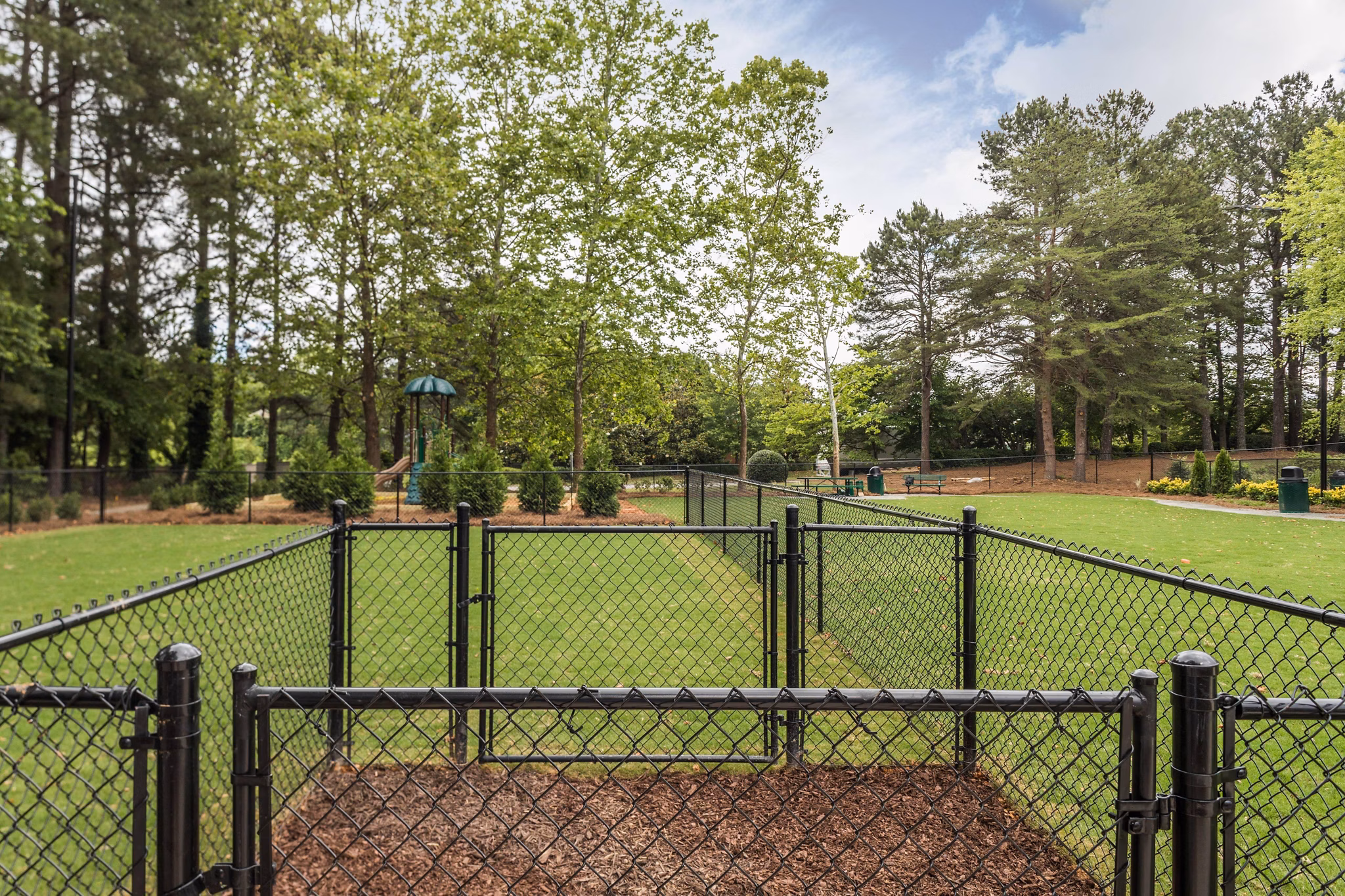 dog park at Crestmont Apartments Apartments