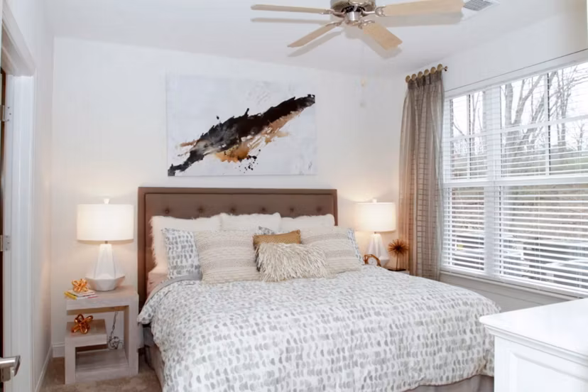 bedroom at 5th Street Place Apartments