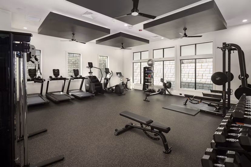 fitness center at Ben Hill Flats Apartments