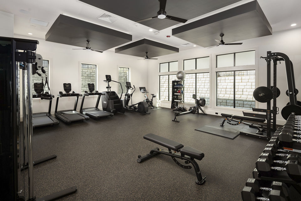 fitness center at Ben Hill Flats Apartments
