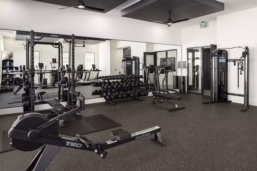 fitness center at Ben Hill Flats Apartments