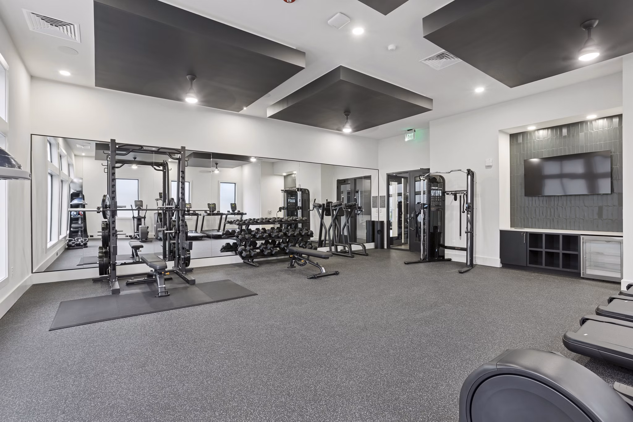 fitness center at Ben Hill Flats Apartments