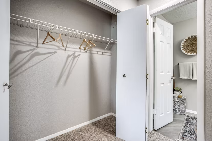 closet at The Morgan Apartments