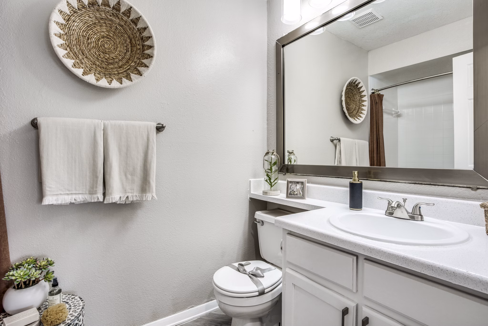 bathroom at The Morgan Apartments