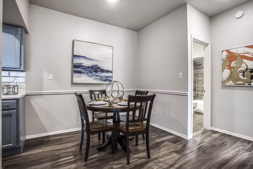 dining area at The Morgan Apartments