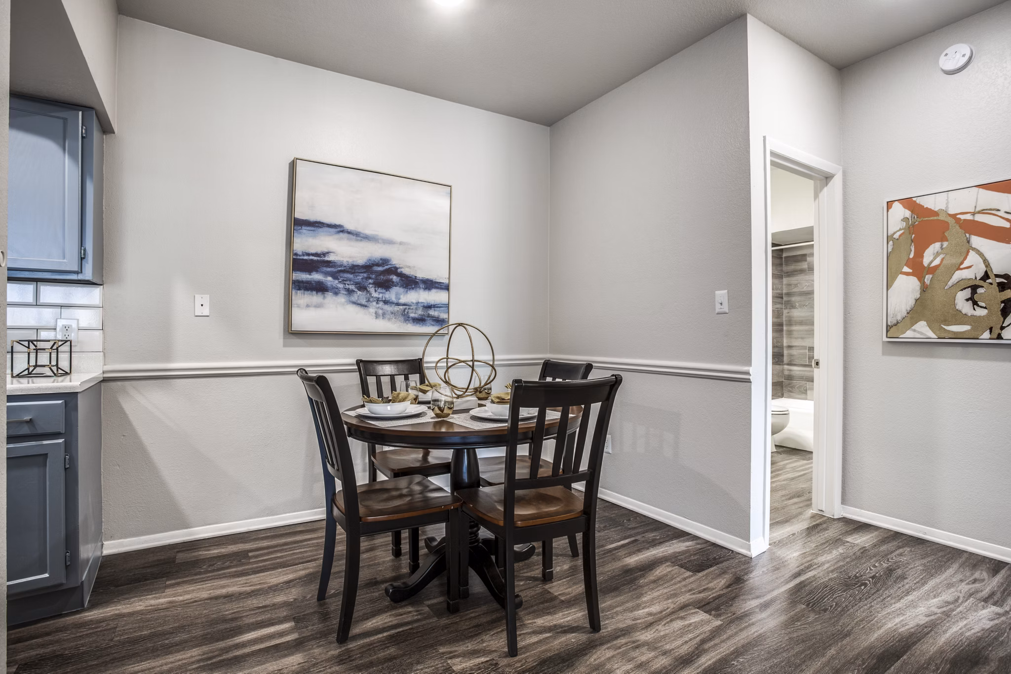 dining area at The Morgan Apartments
