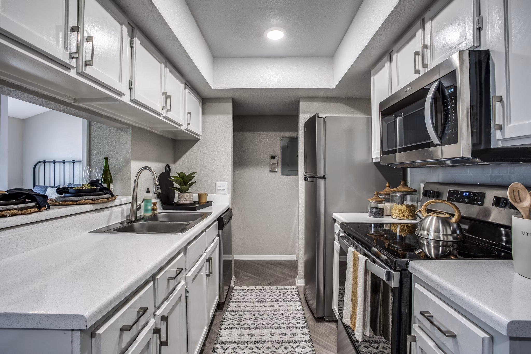 kitchen at The Morgan Apartments