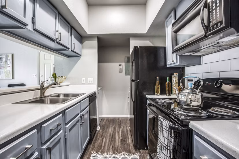 kitchen at The Morgan Apartments