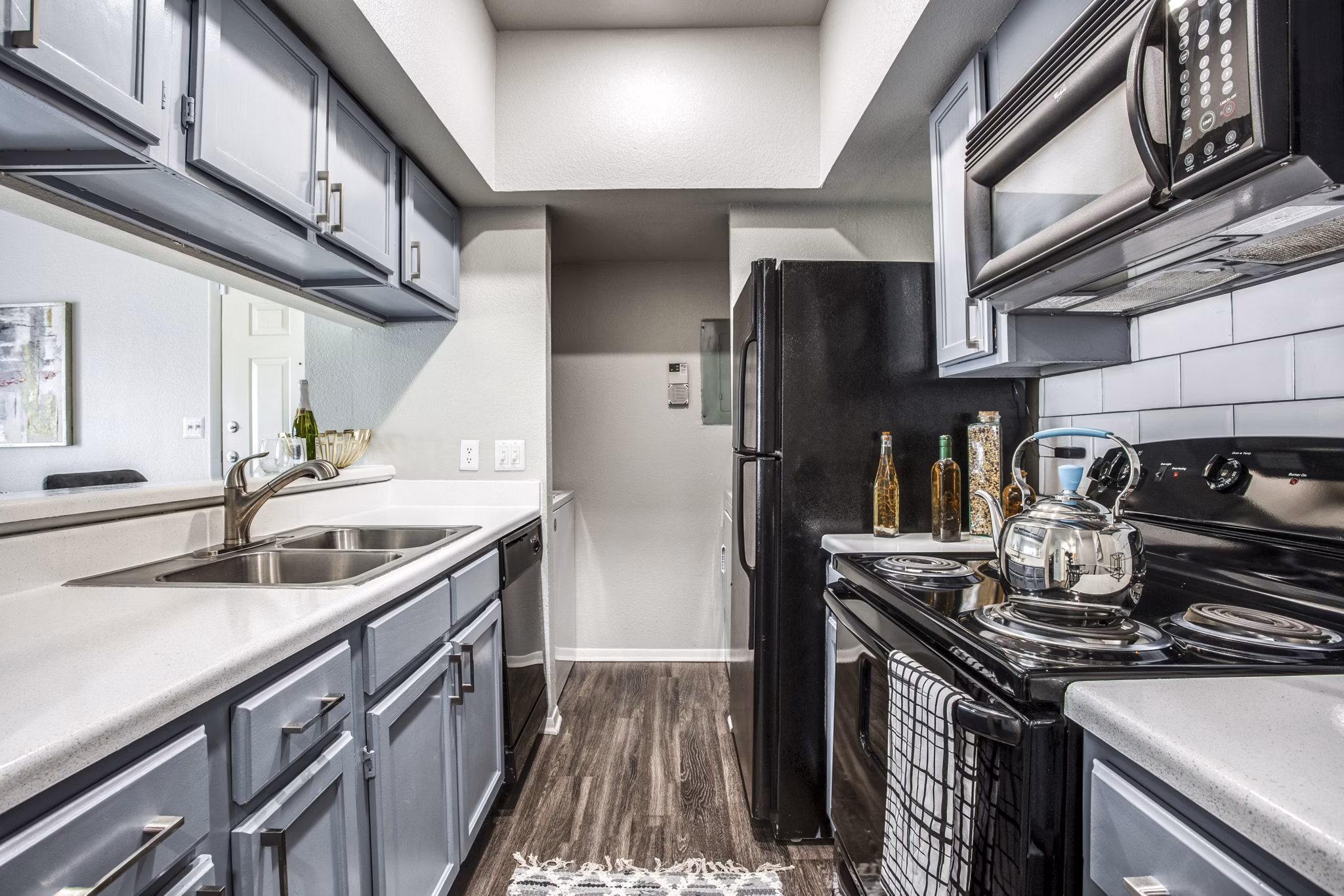 kitchen at The Morgan Apartments