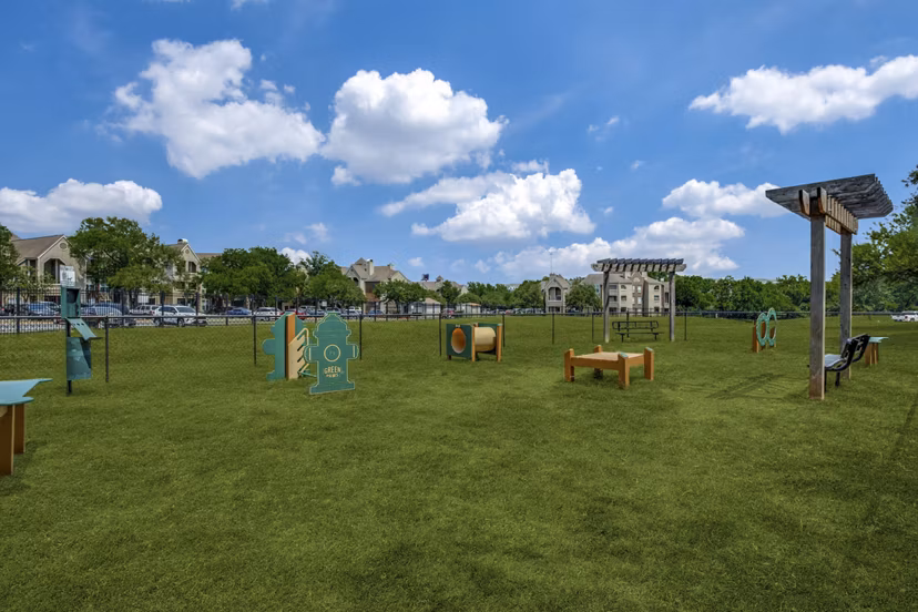 dog park at The Morgan Apartments
