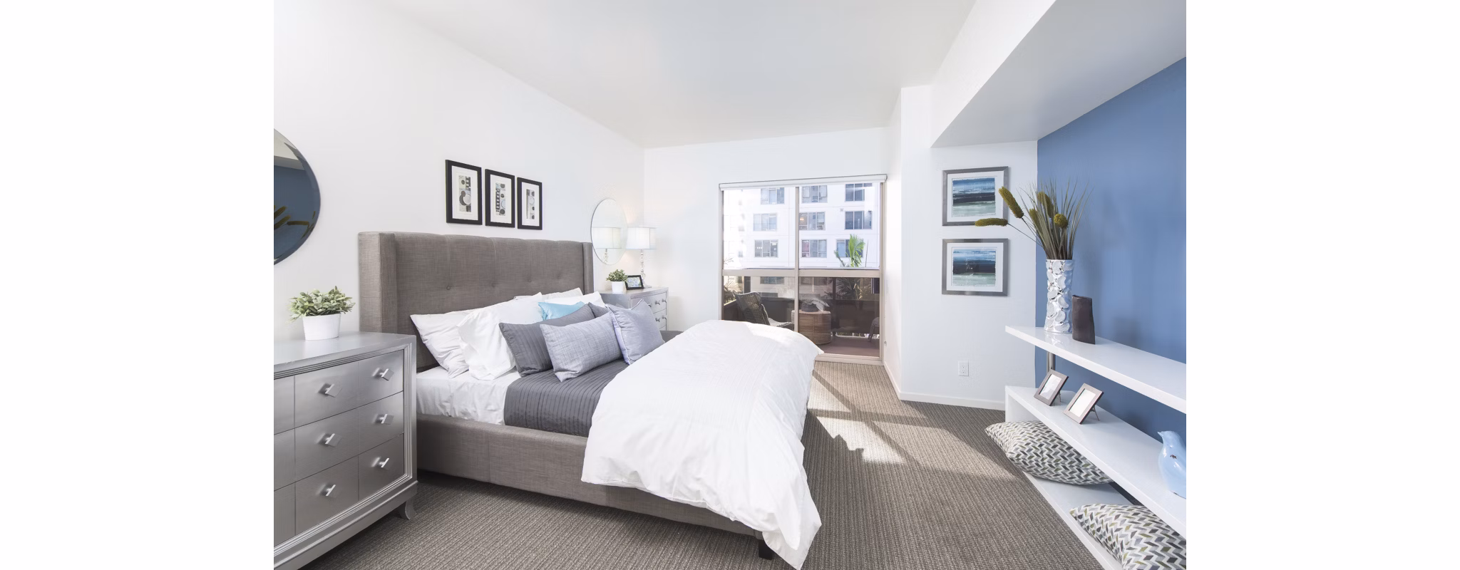 bedroom at 255 Grand Apartments