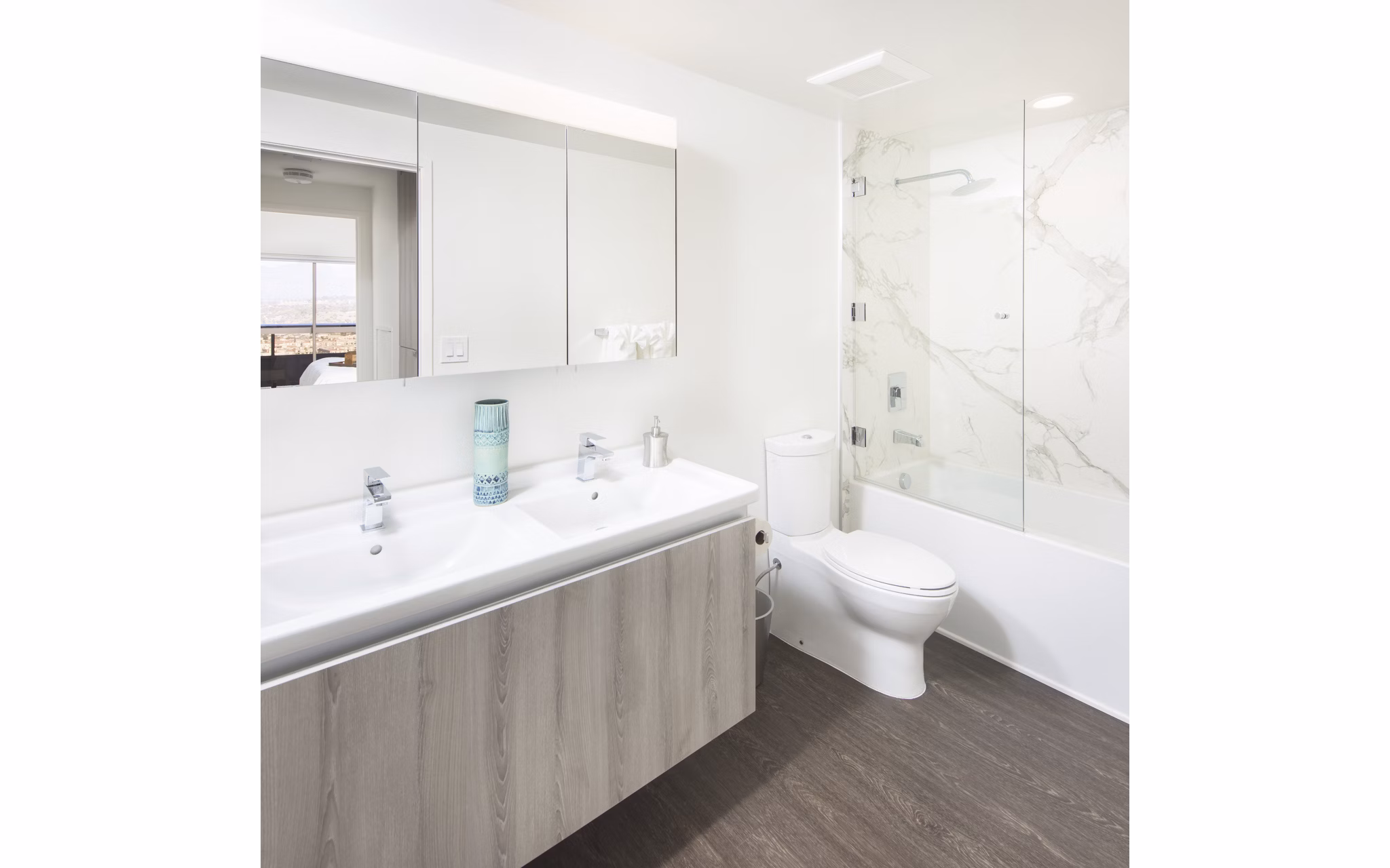 bathroom at 255 Grand Apartments