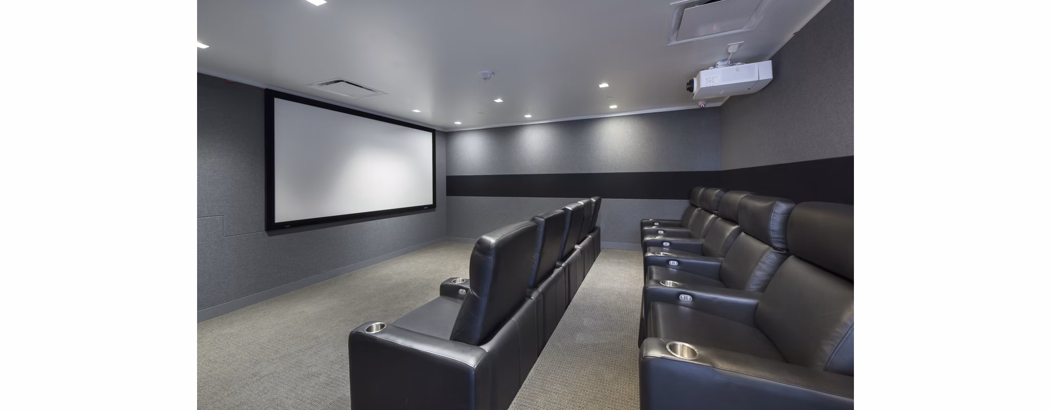 theater at 255 Grand Apartments