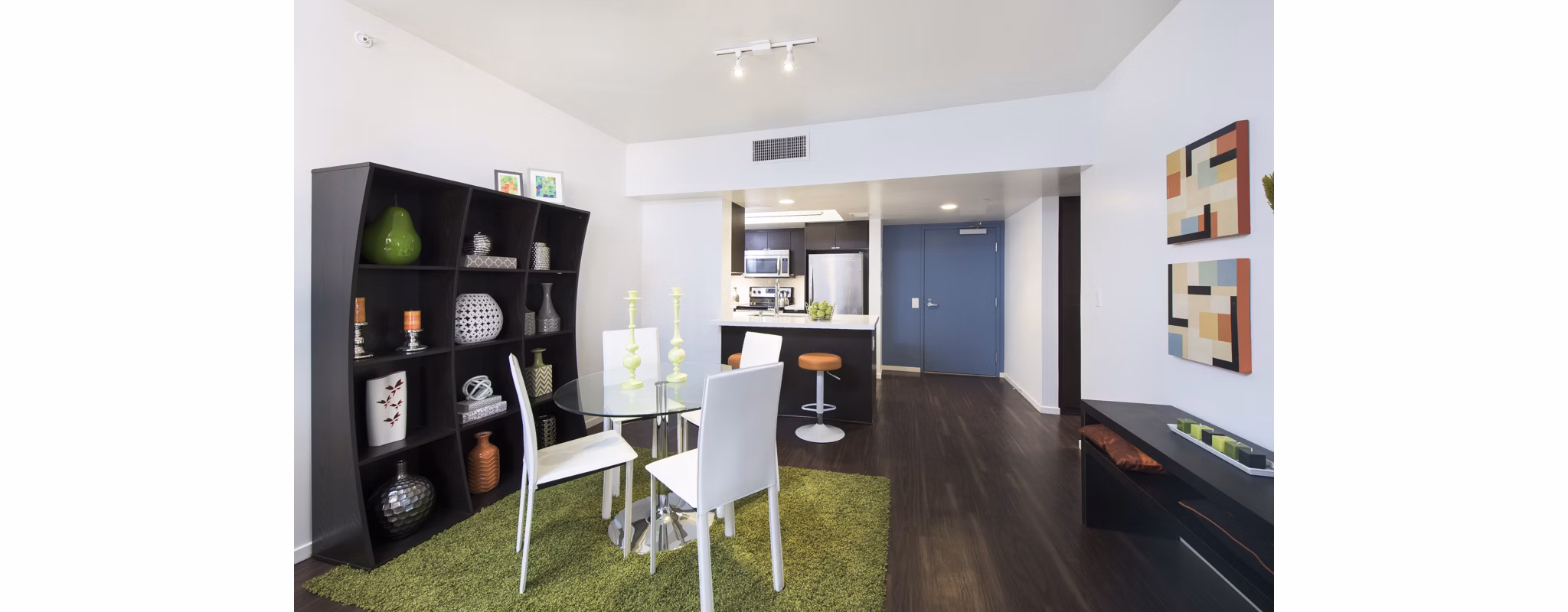 dining area at 255 Grand Apartments