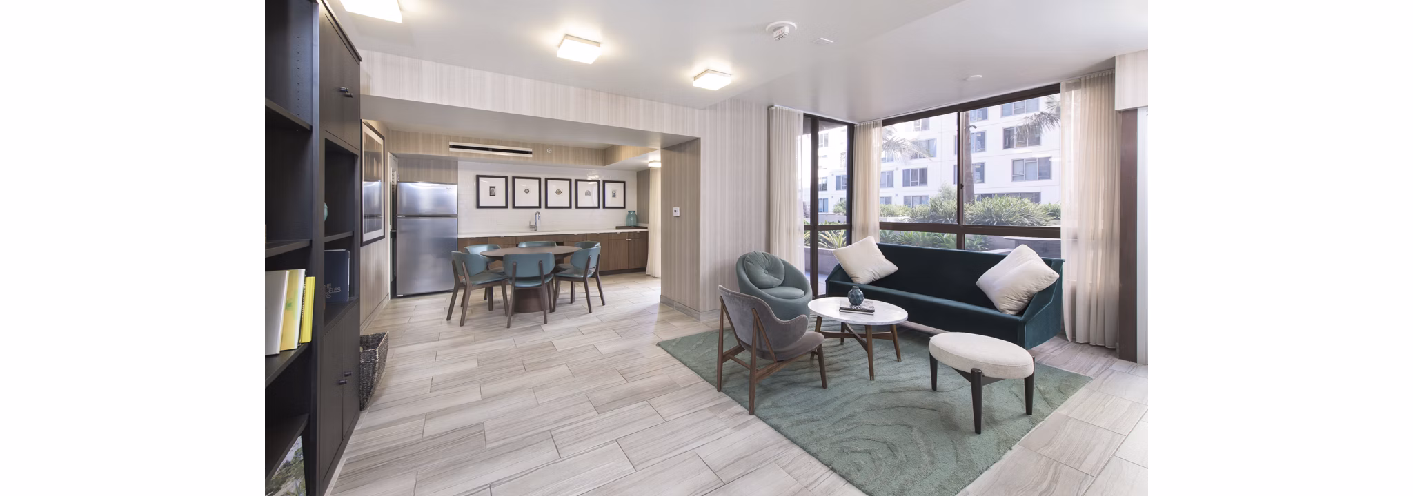 living room at 255 Grand Apartments