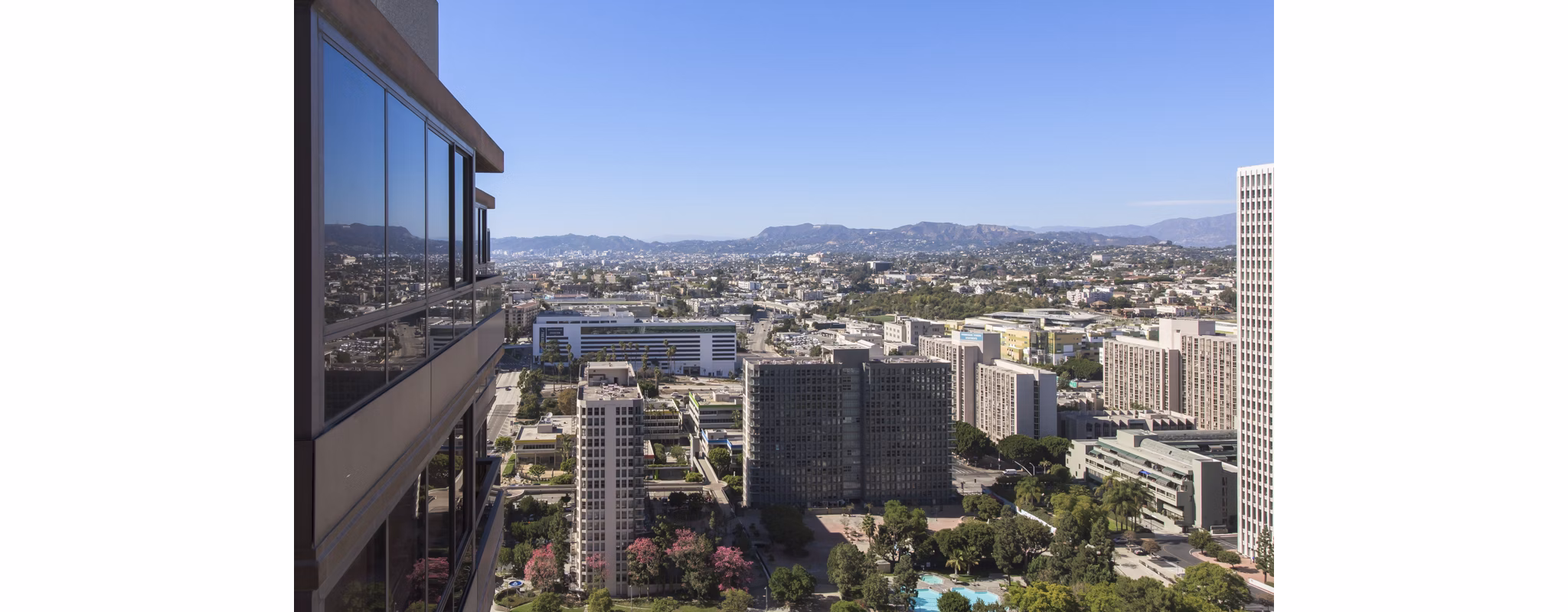 view at 255 Grand Apartments