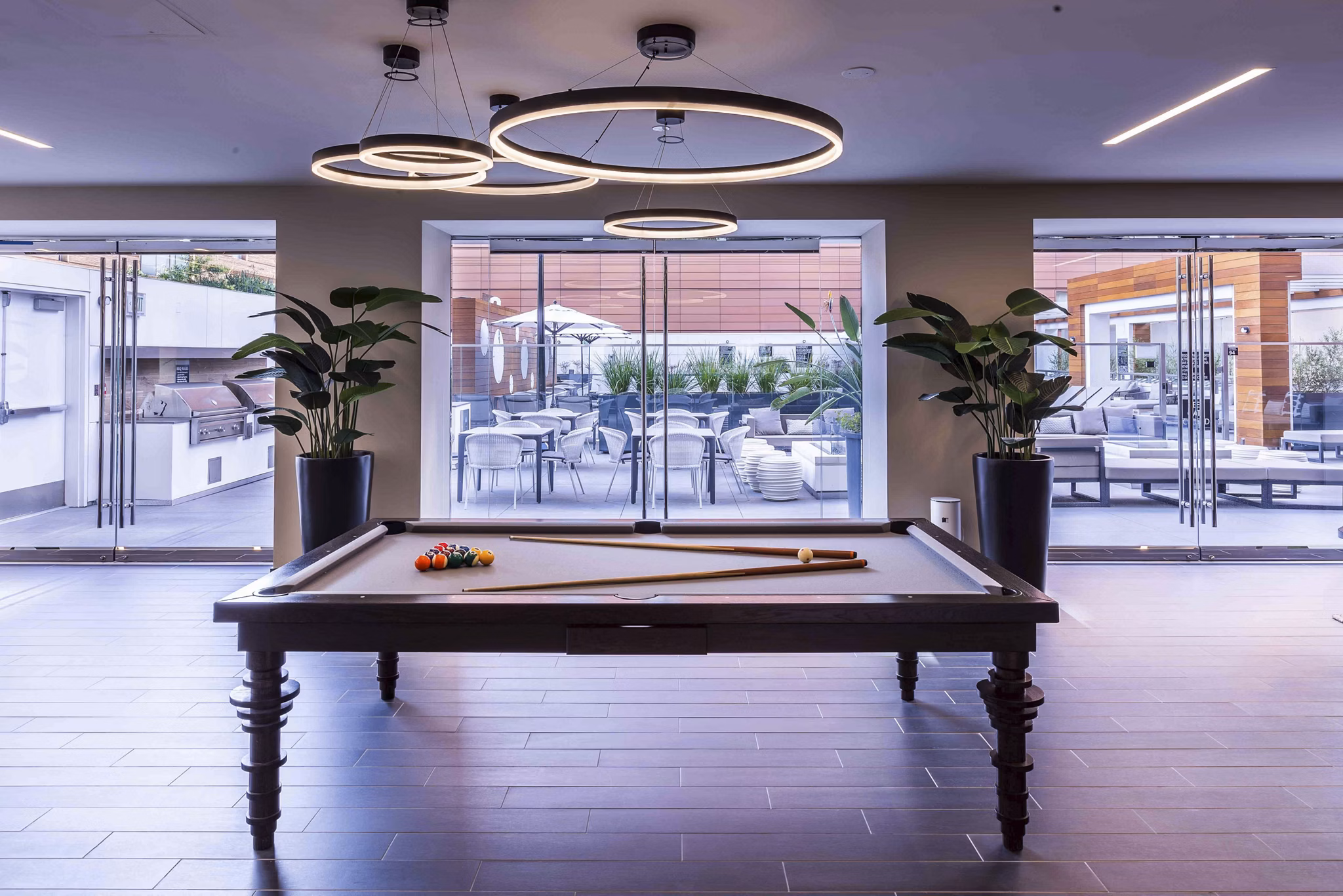 clubhouse at Museum Tower Apartments