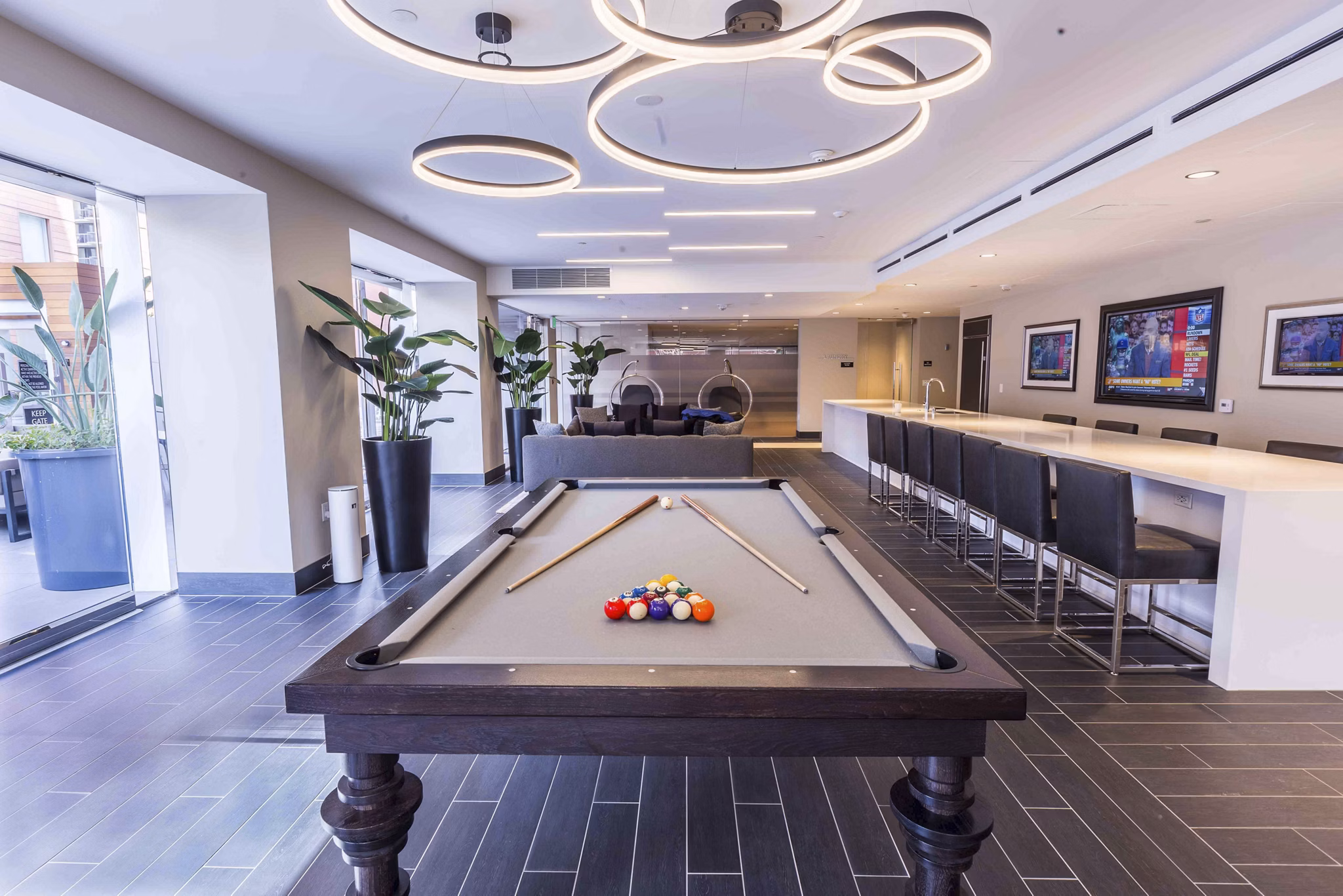 clubhouse at Museum Tower Apartments