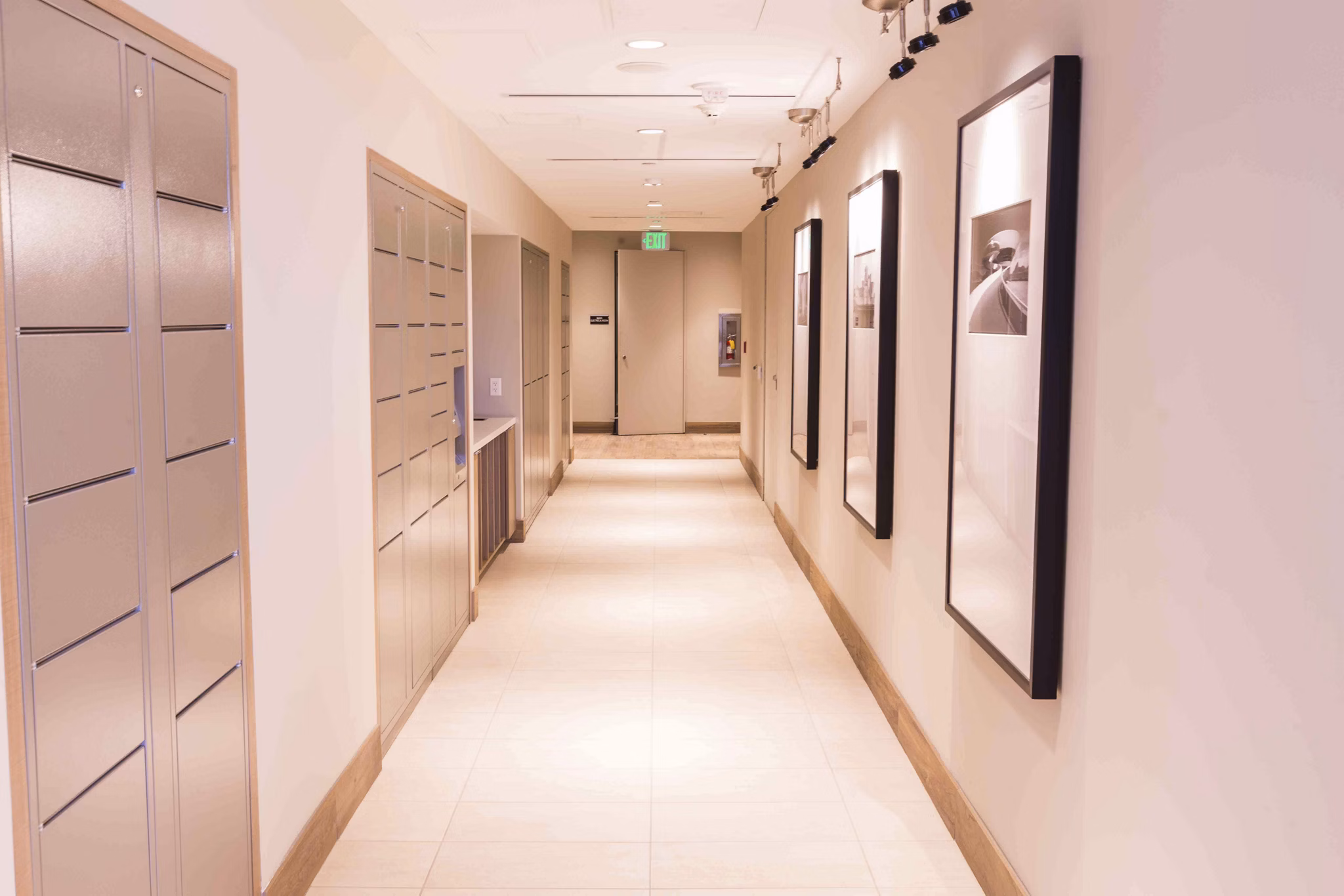 parcel locker at Museum Tower Apartments