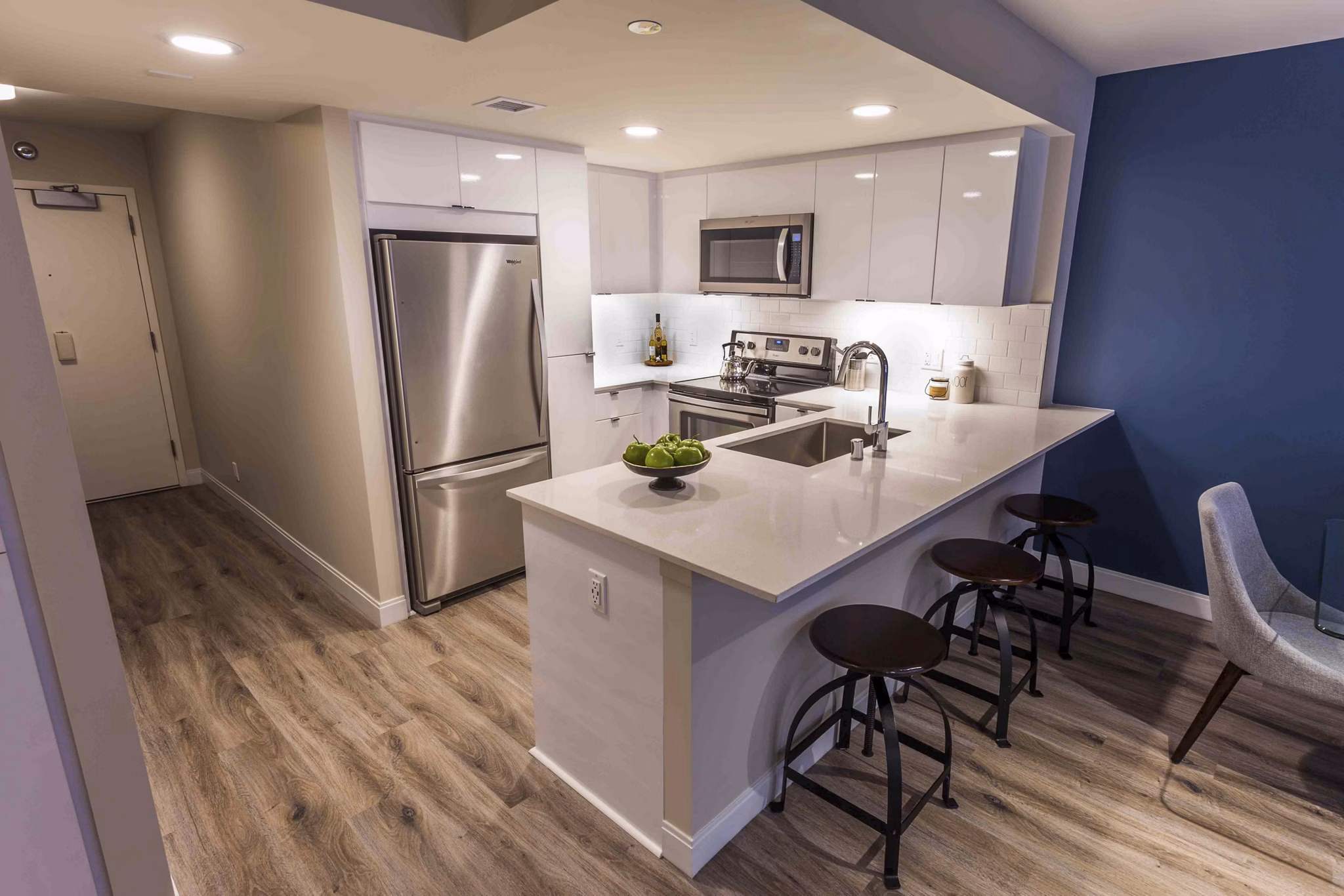 kitchen at Museum Tower Apartments