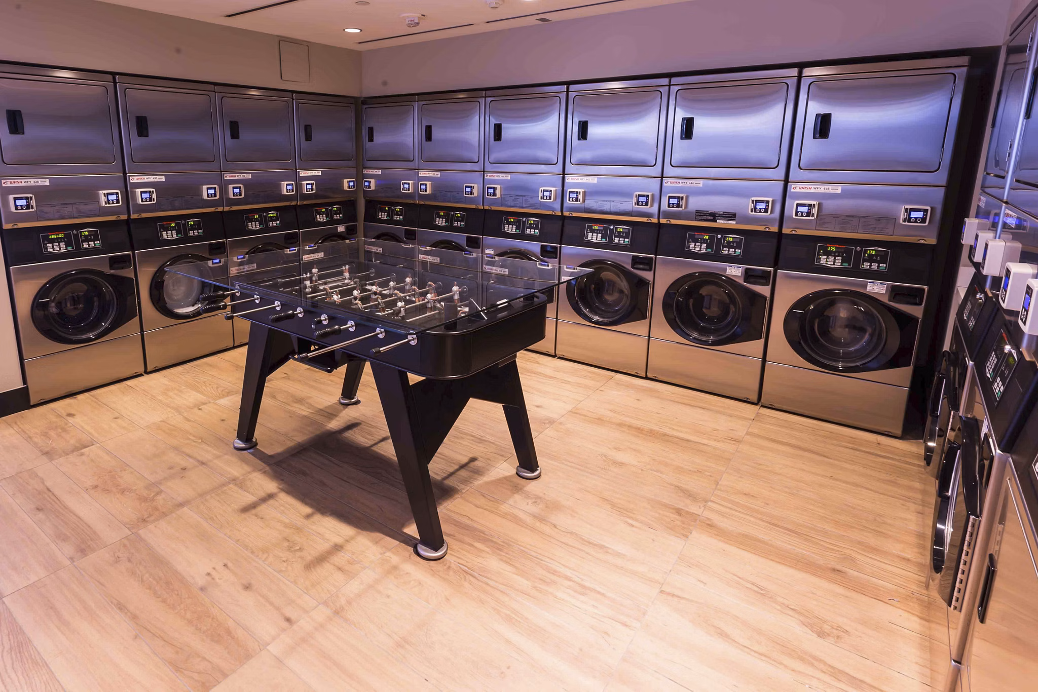 laundry facility at Waterloo Flats Apartments