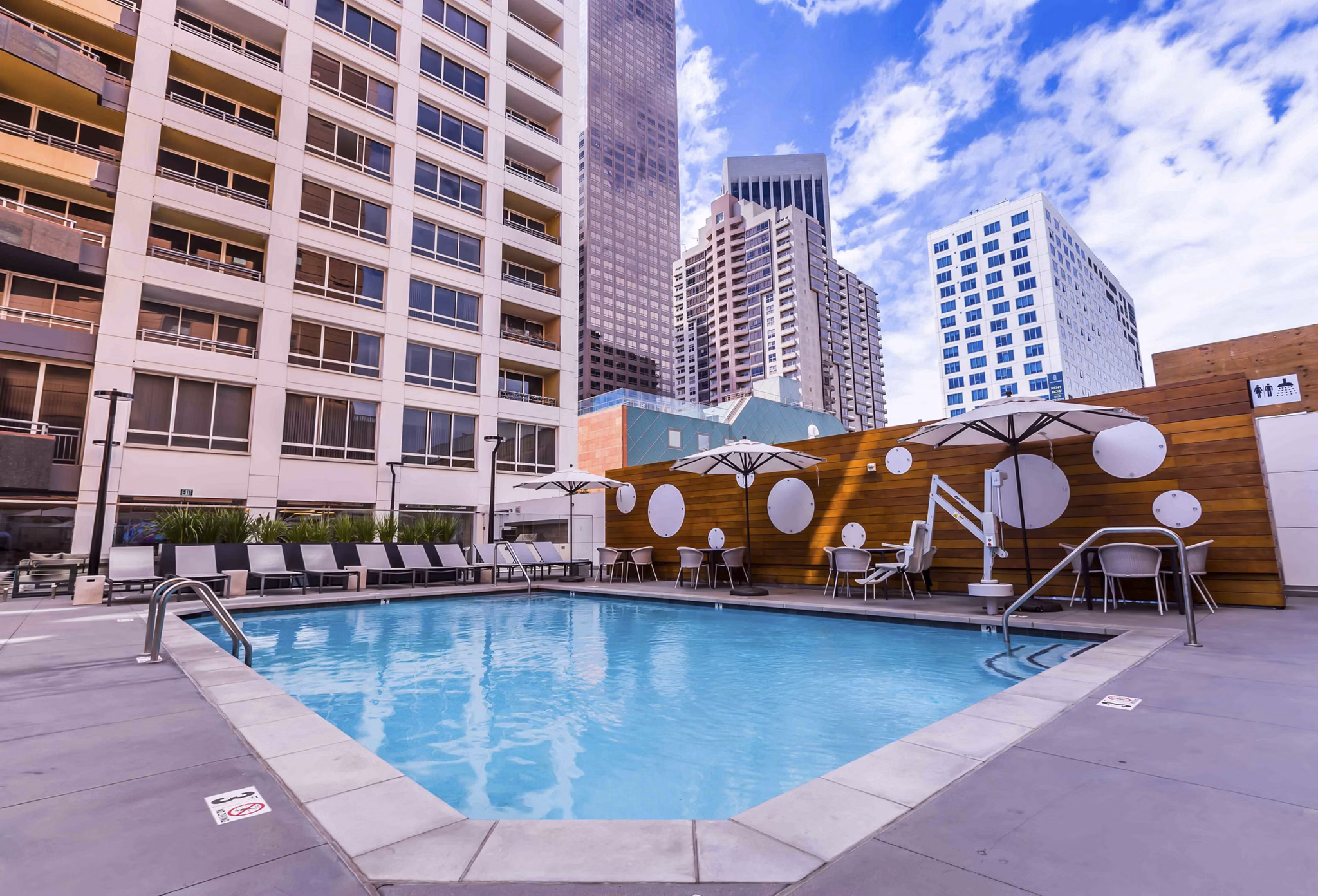 pool at Museum Tower Apartments
