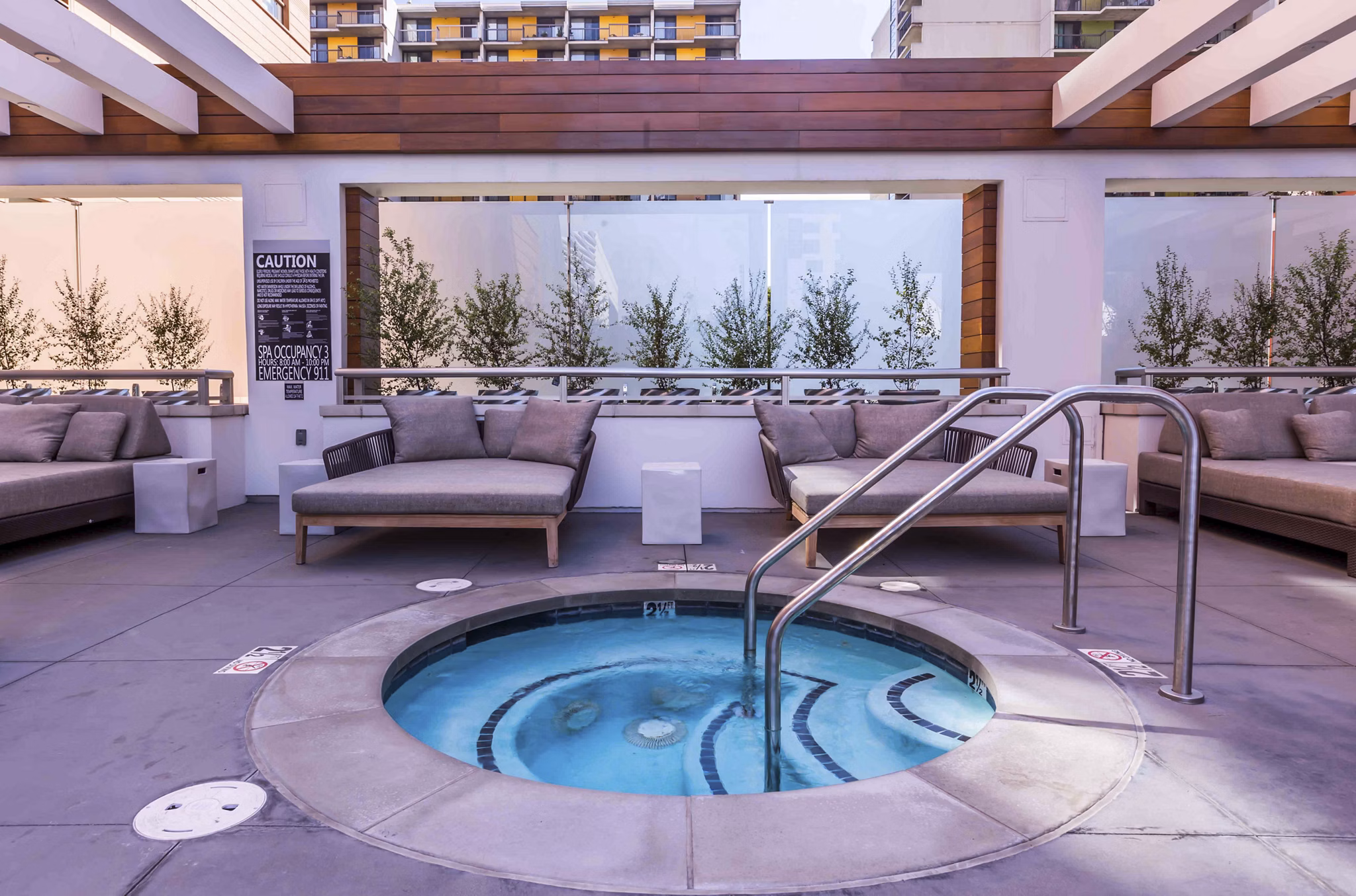 pool at Museum Tower Apartments