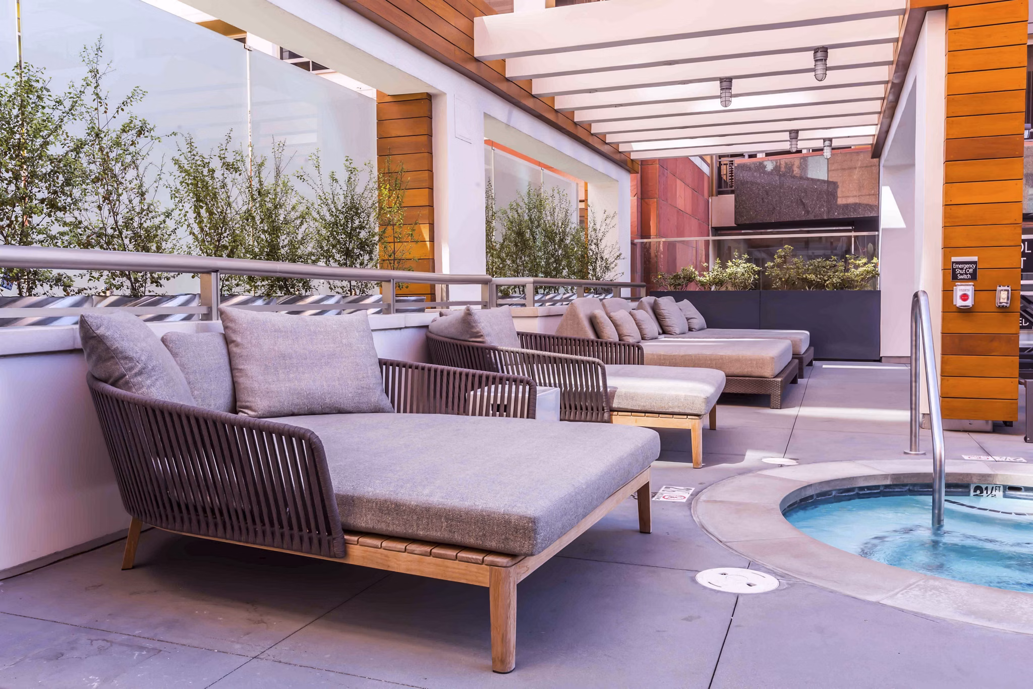pool at Museum Tower Apartments
